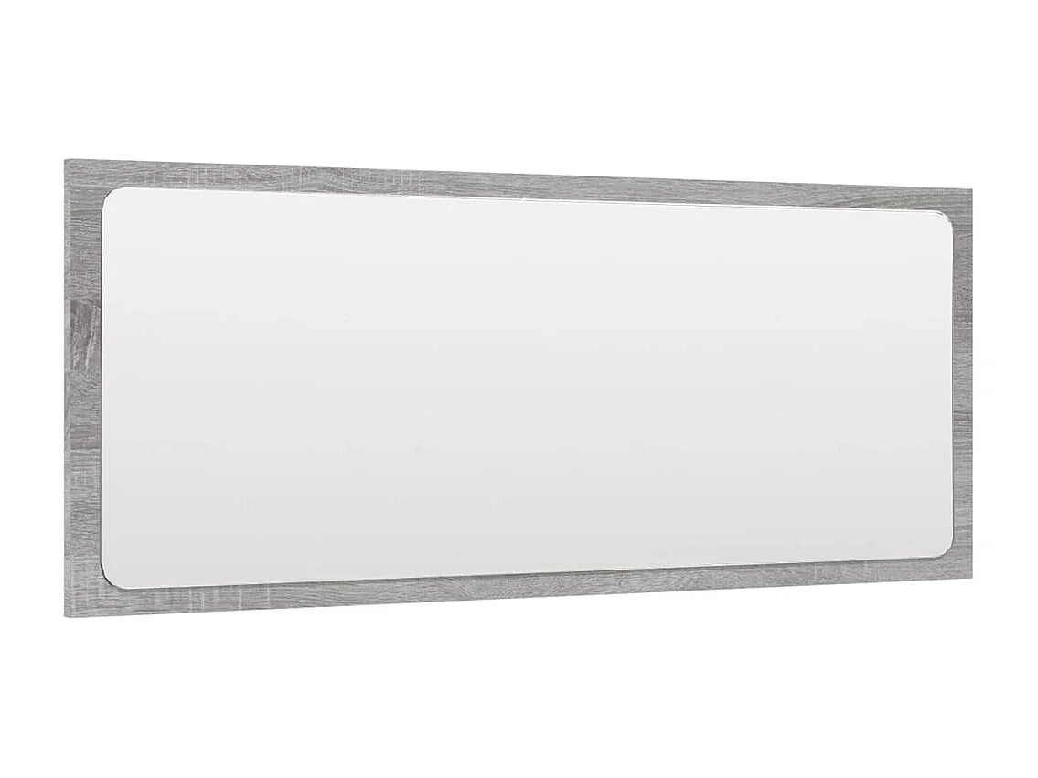 Ensemble de meubles de salle de bain 2 pcs Sonoma gris