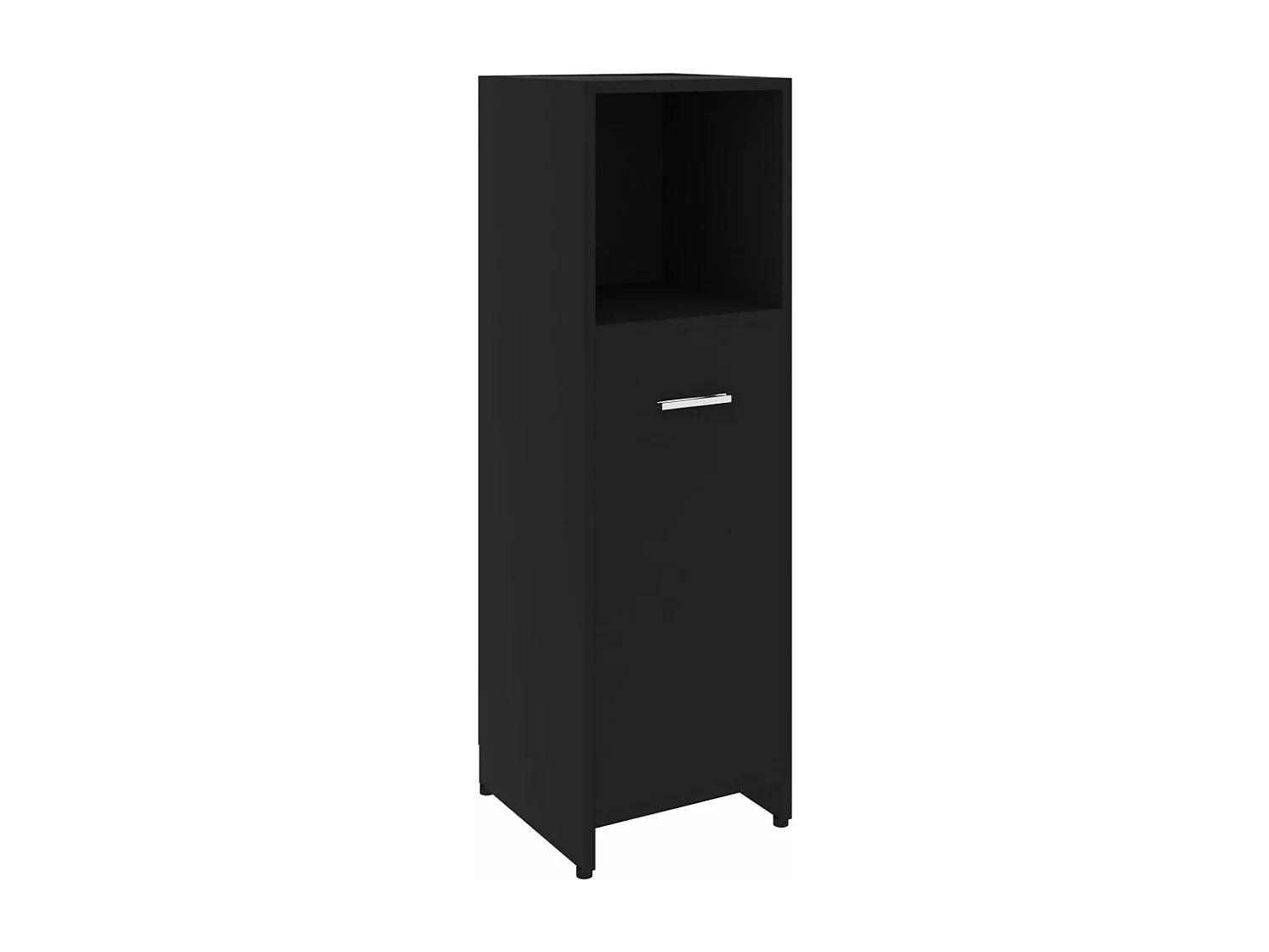 Ensemble de meubles de salle de bain 4 pcs Noir 4