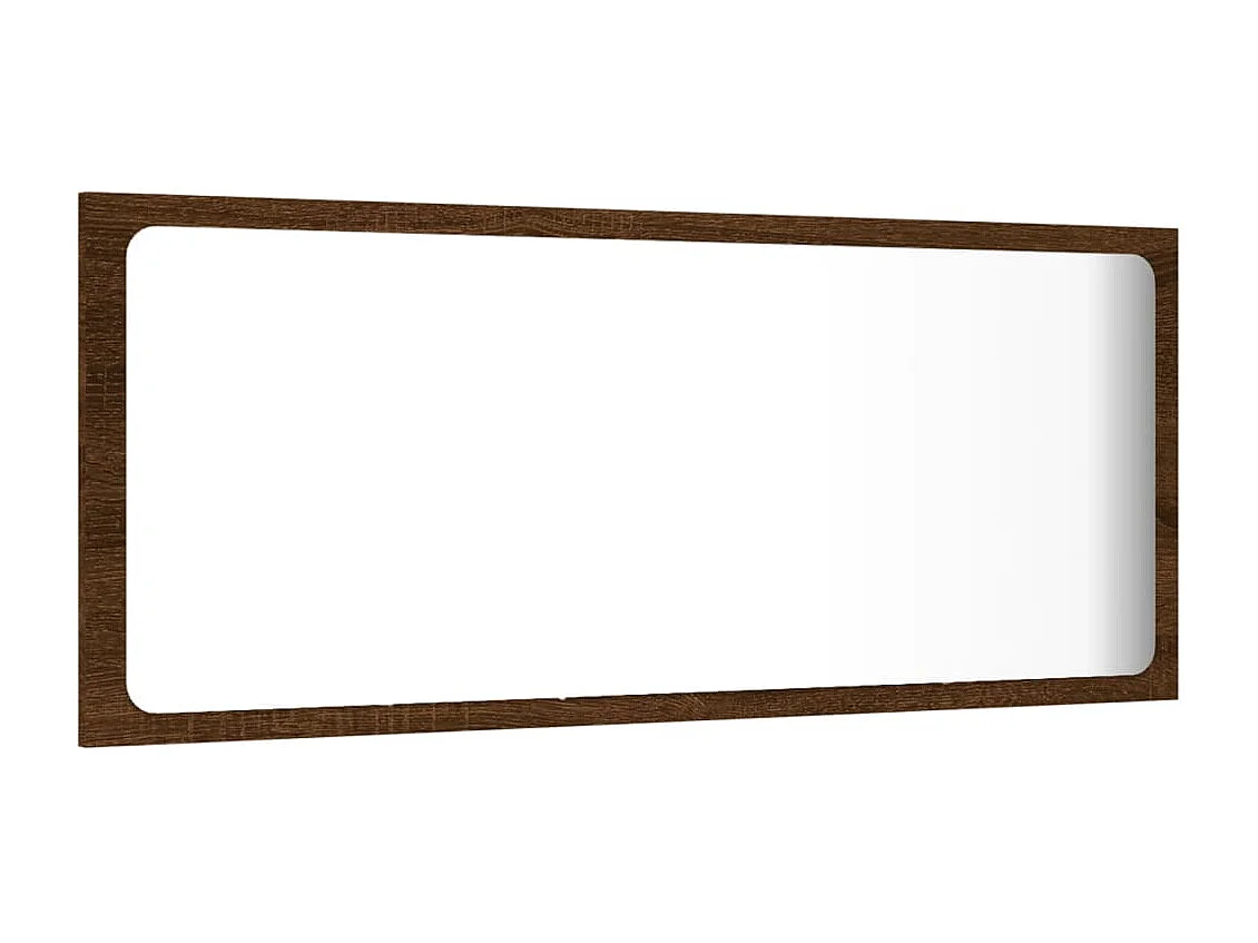 Ensemble de meubles de salle de bain 2 pcs Chêne marron