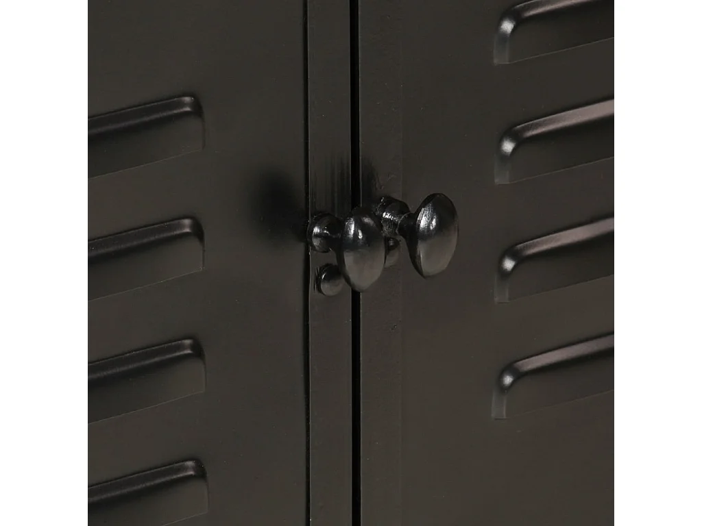 Ensemble de meubles salle de bain 2 pcs fer et bois de manguier