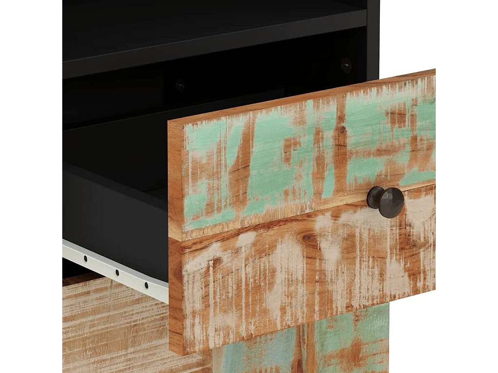 Ensemble de meubles de salle de bain 3 pcs bois massif récupéré