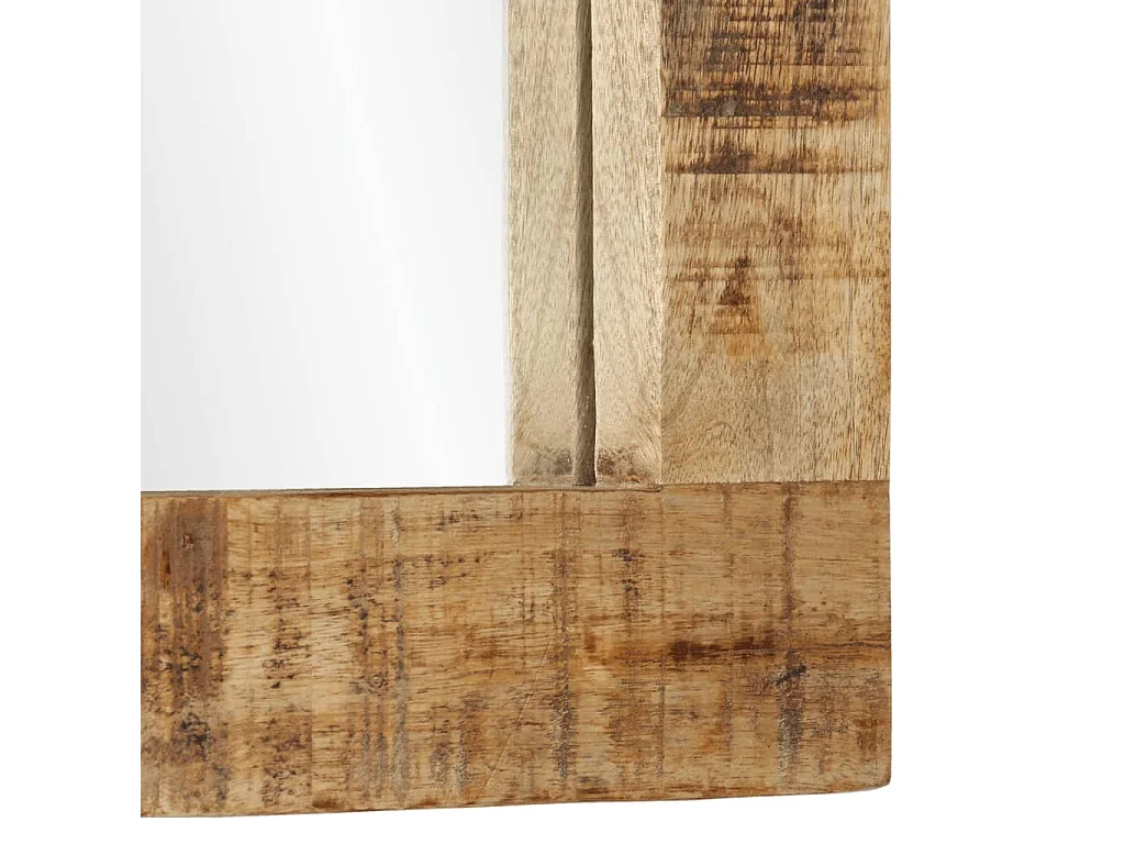 Ensemble de meubles salle de bain 2 pcs bois de manguier massif