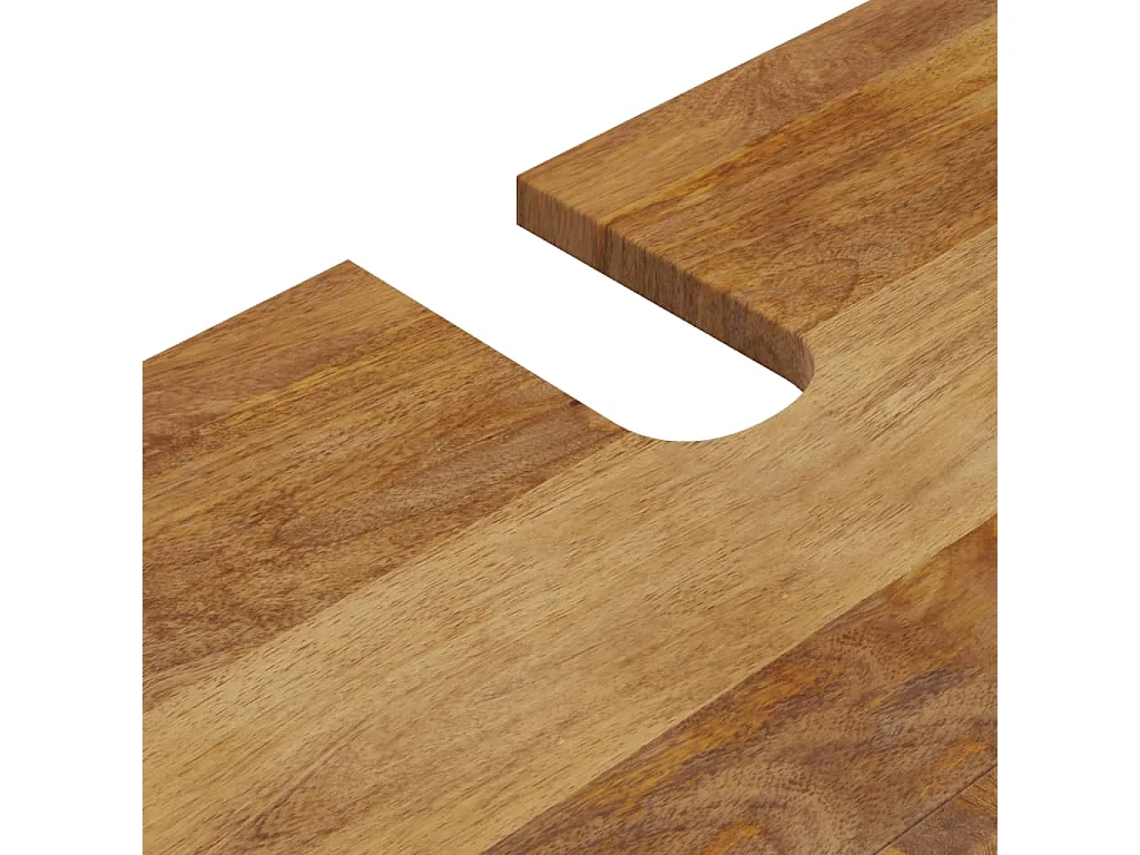 Ensemble de meubles salle de bain 2 pcs bois de manguier massif