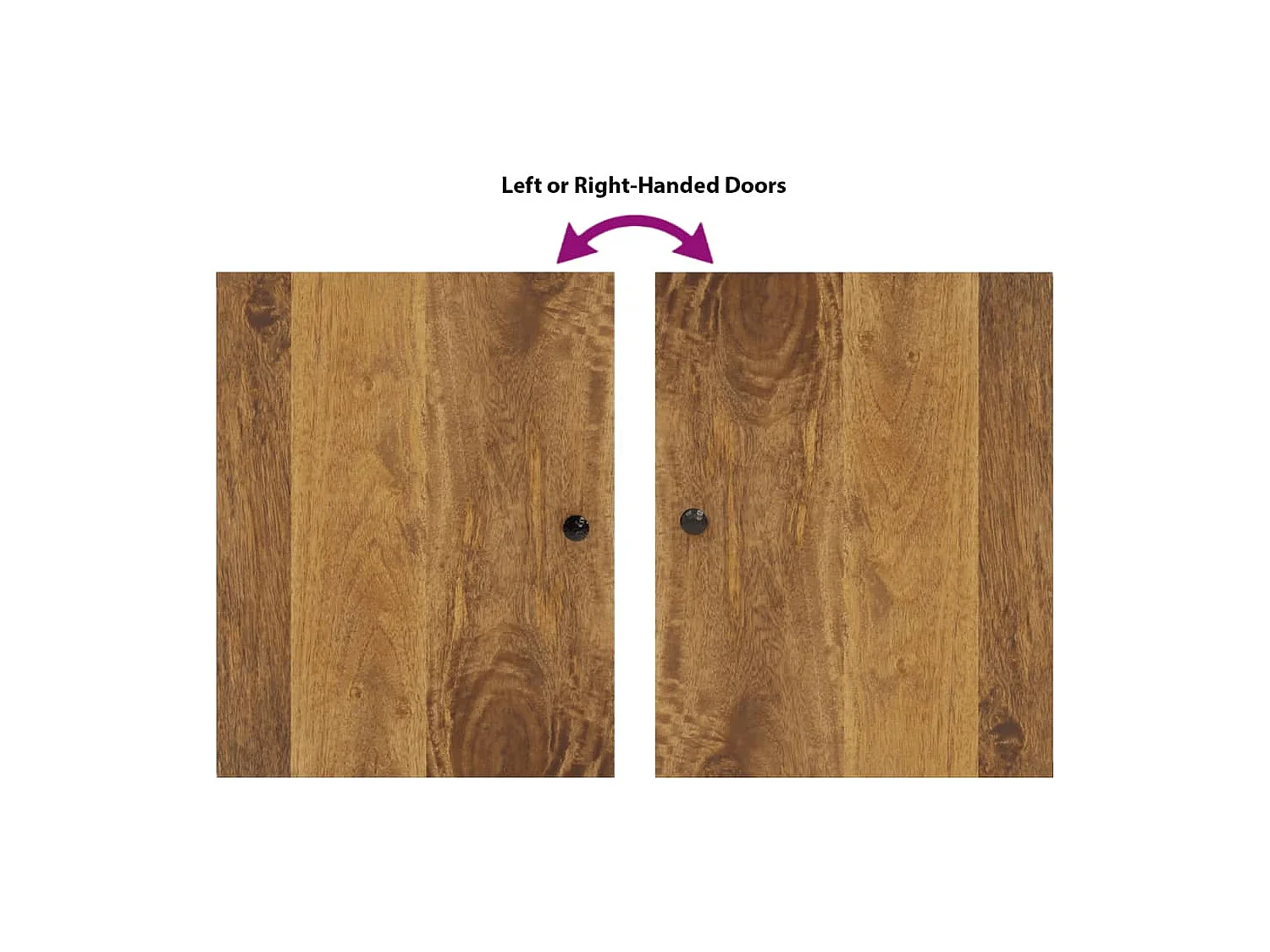 Ensemble de meubles de salle de bain 4 pcs bois manguier massif