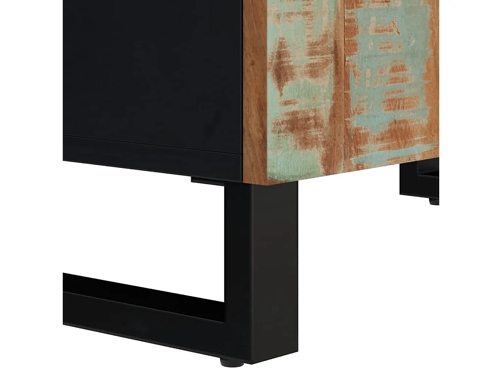 Wastafelkast 62x33x58 cm massief recycled hout en bewerkt hout