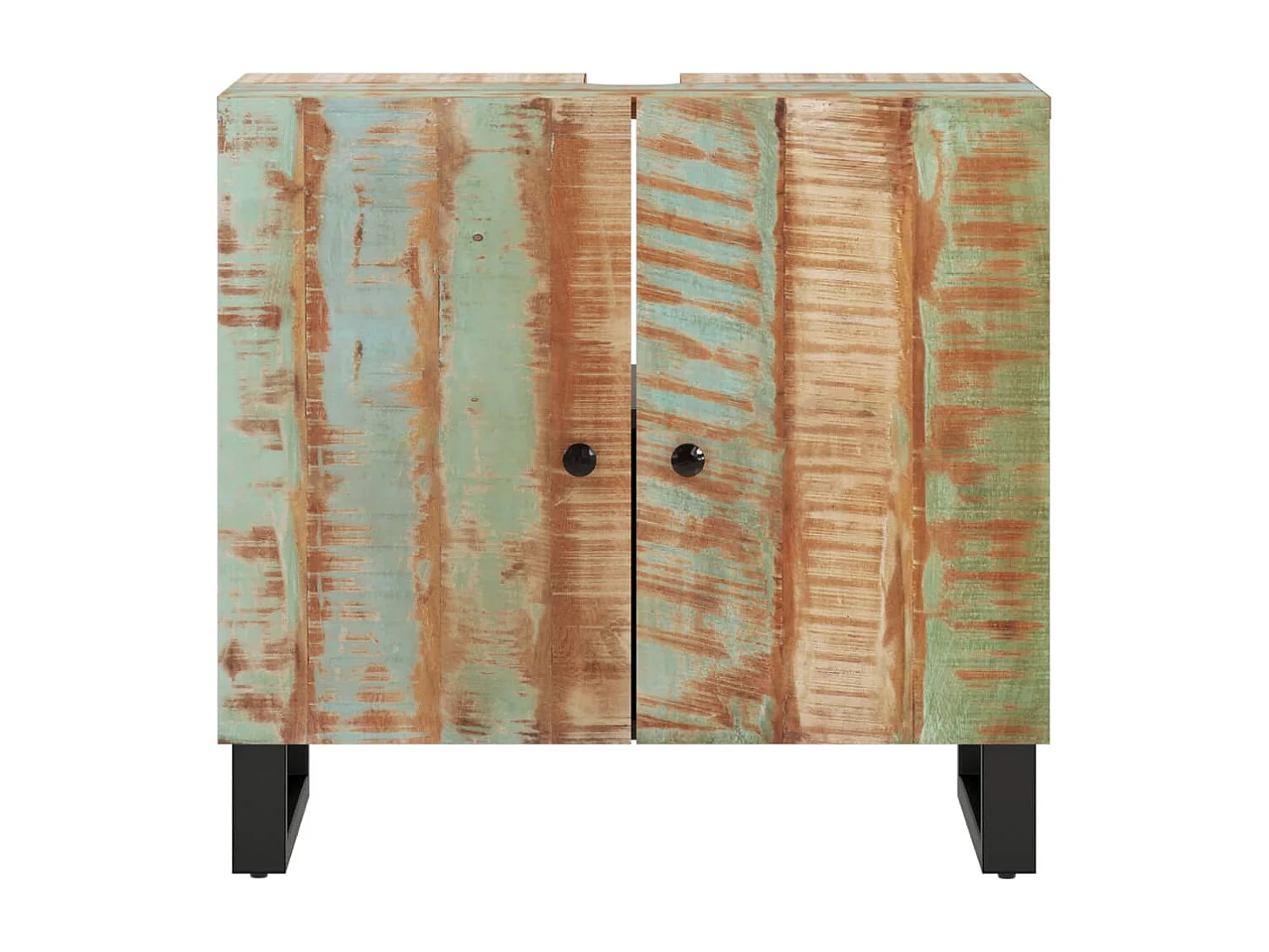 Meuble d'évier 62x33x58 bois de récupération et d'ingénierie