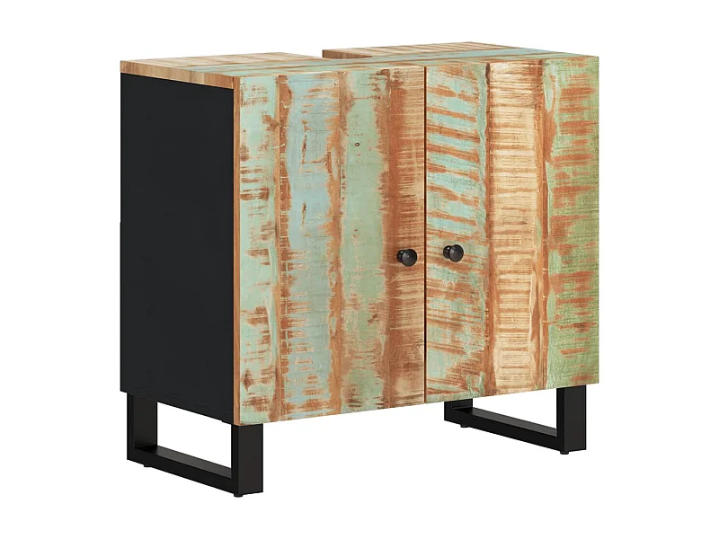 Meuble d'évier 62x33x58 bois de récupération et d'ingénierie