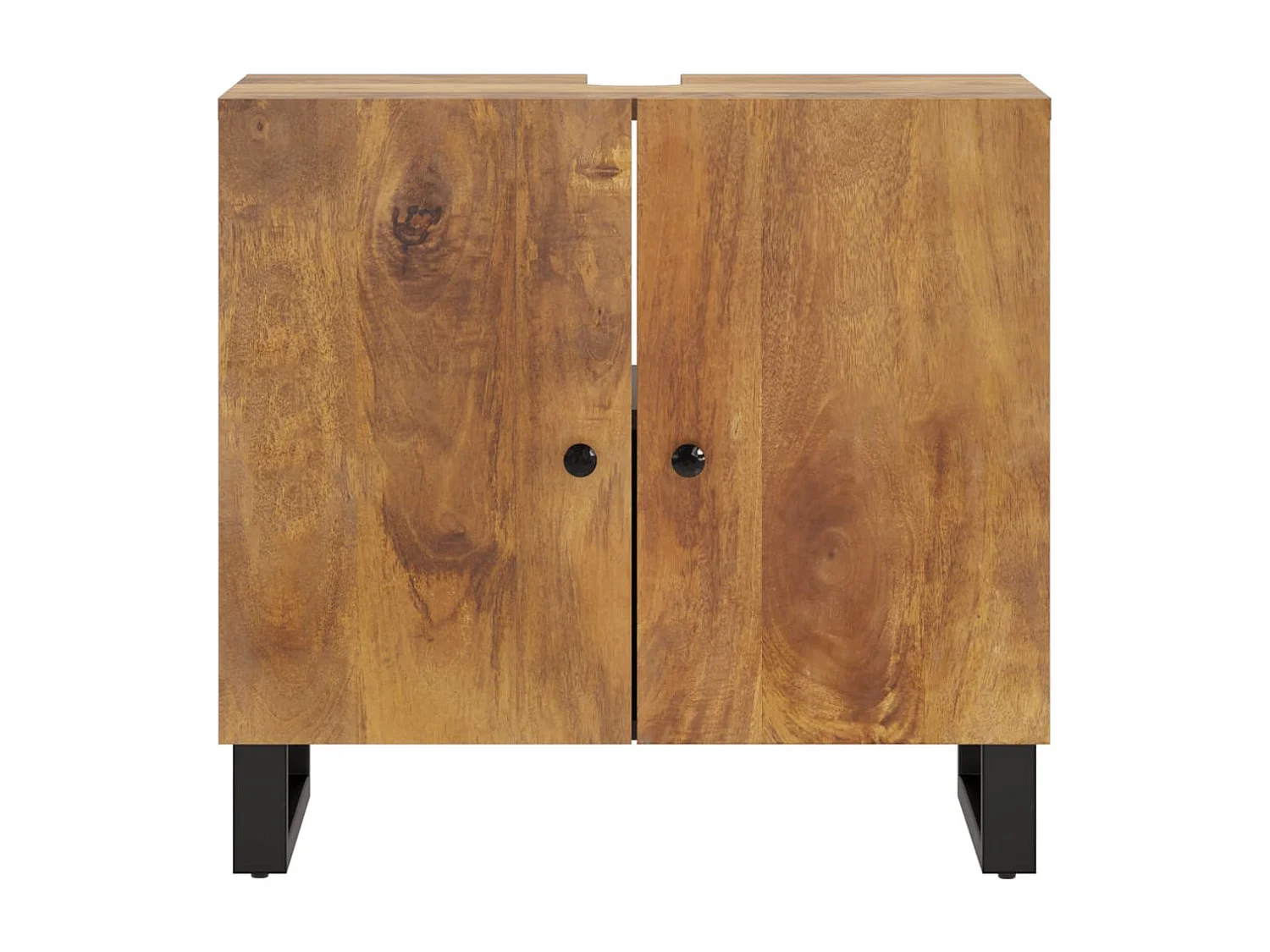 Meuble d'évier 62x33x58 bois de manguier et d'ingénierie