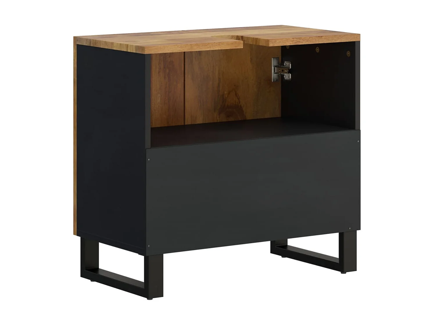 Meuble d'évier 62x33x58 bois de manguier et d'ingénierie