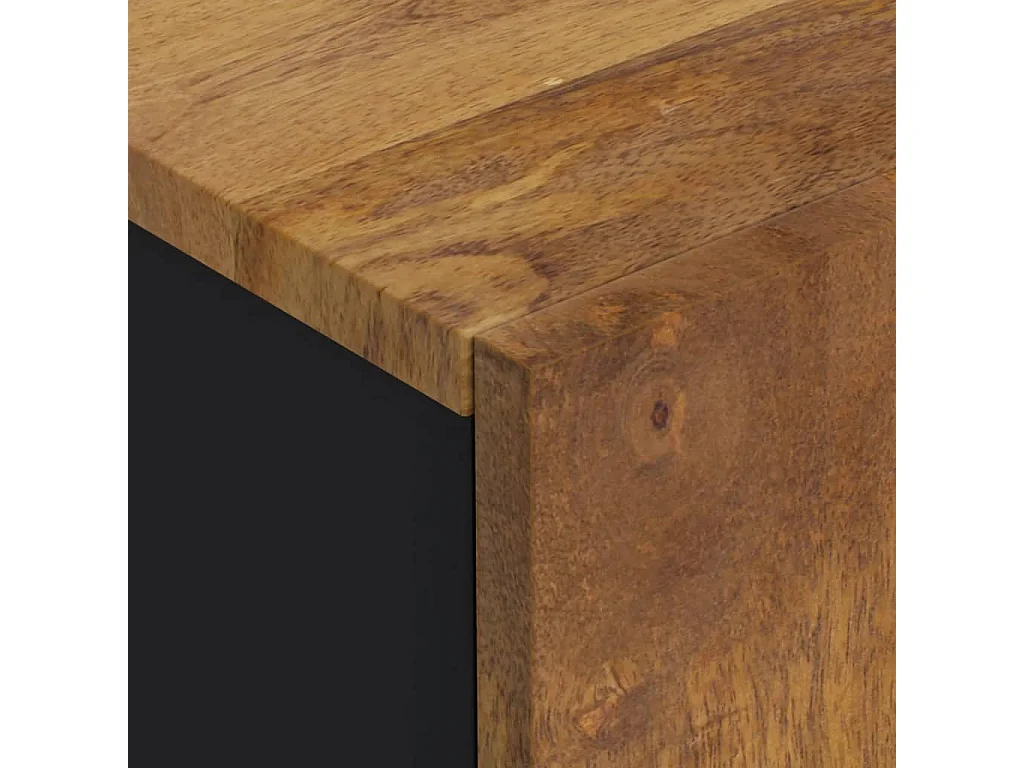 Meuble d'évier 62x33x58 bois de manguier et d'ingénierie