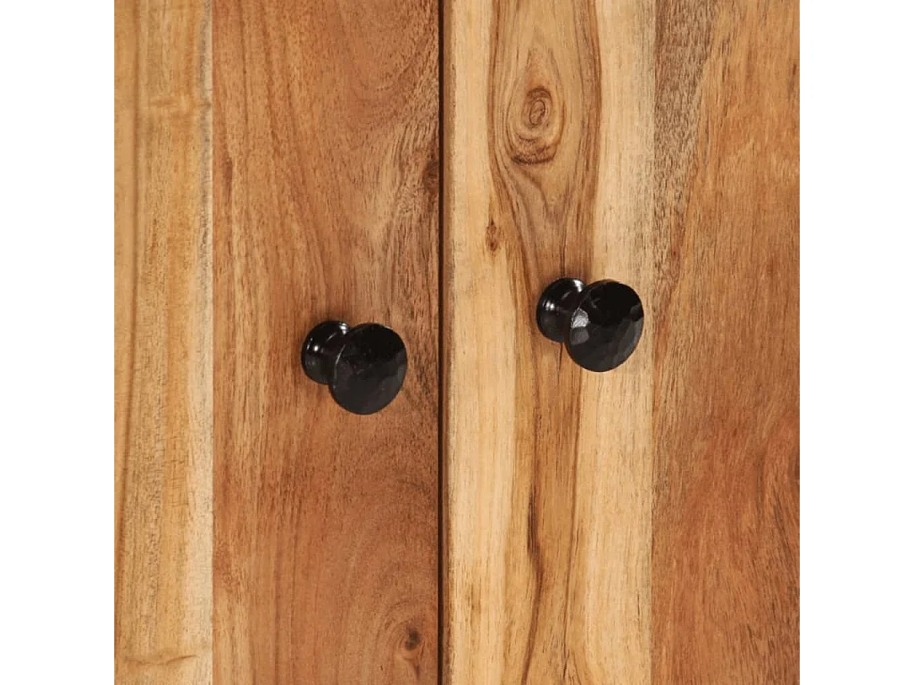 Meuble d'évier 62x33x58 bois d'acacia et d'ingénierie