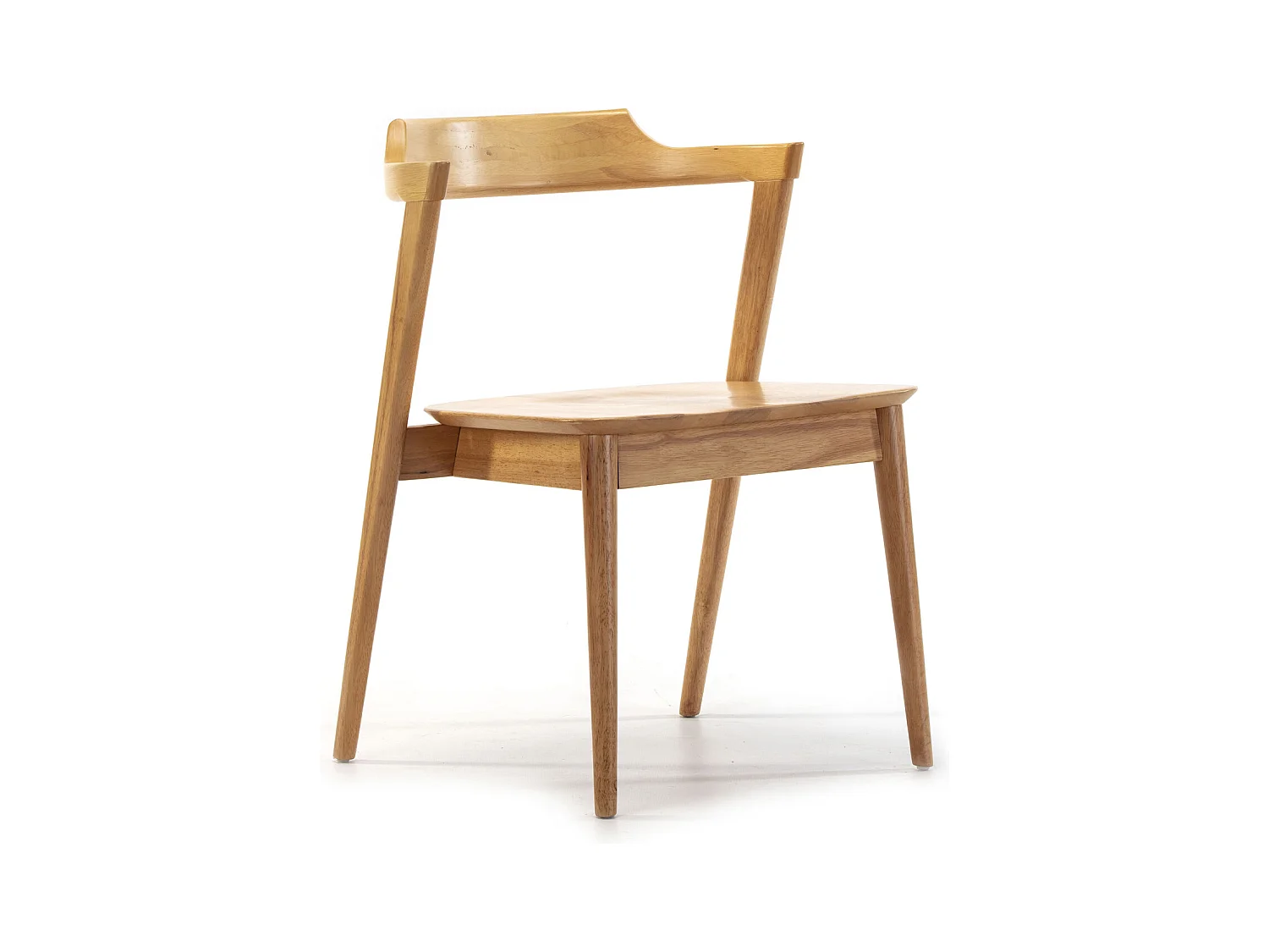 Ensemble table 80x80 cm et 4 chaises de salle à manger Venus Chêne