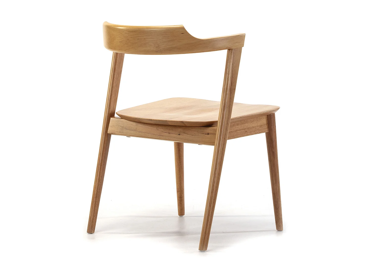 Ensemble table 80x80 cm et 4 chaises de salle à manger Venus Chêne