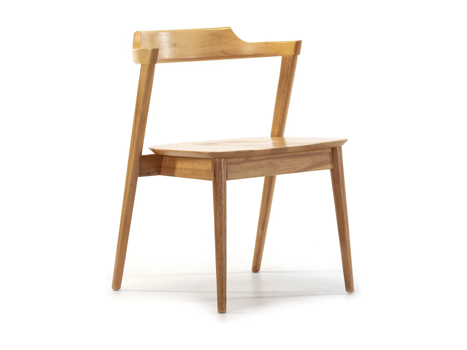 Ensemble table 80x80 cm et 4 chaises de salle à manger Venus Chêne