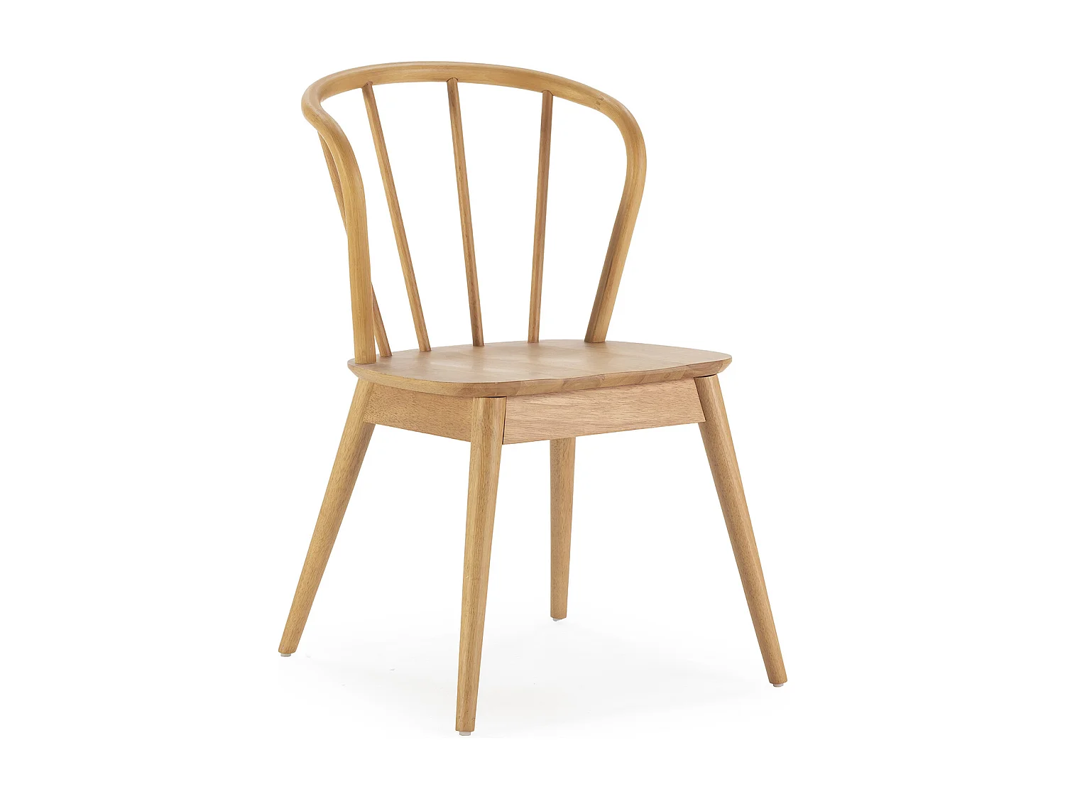 Ensemble table 80x80 cm et 4 chaises de salle à manger Brisa Chêne