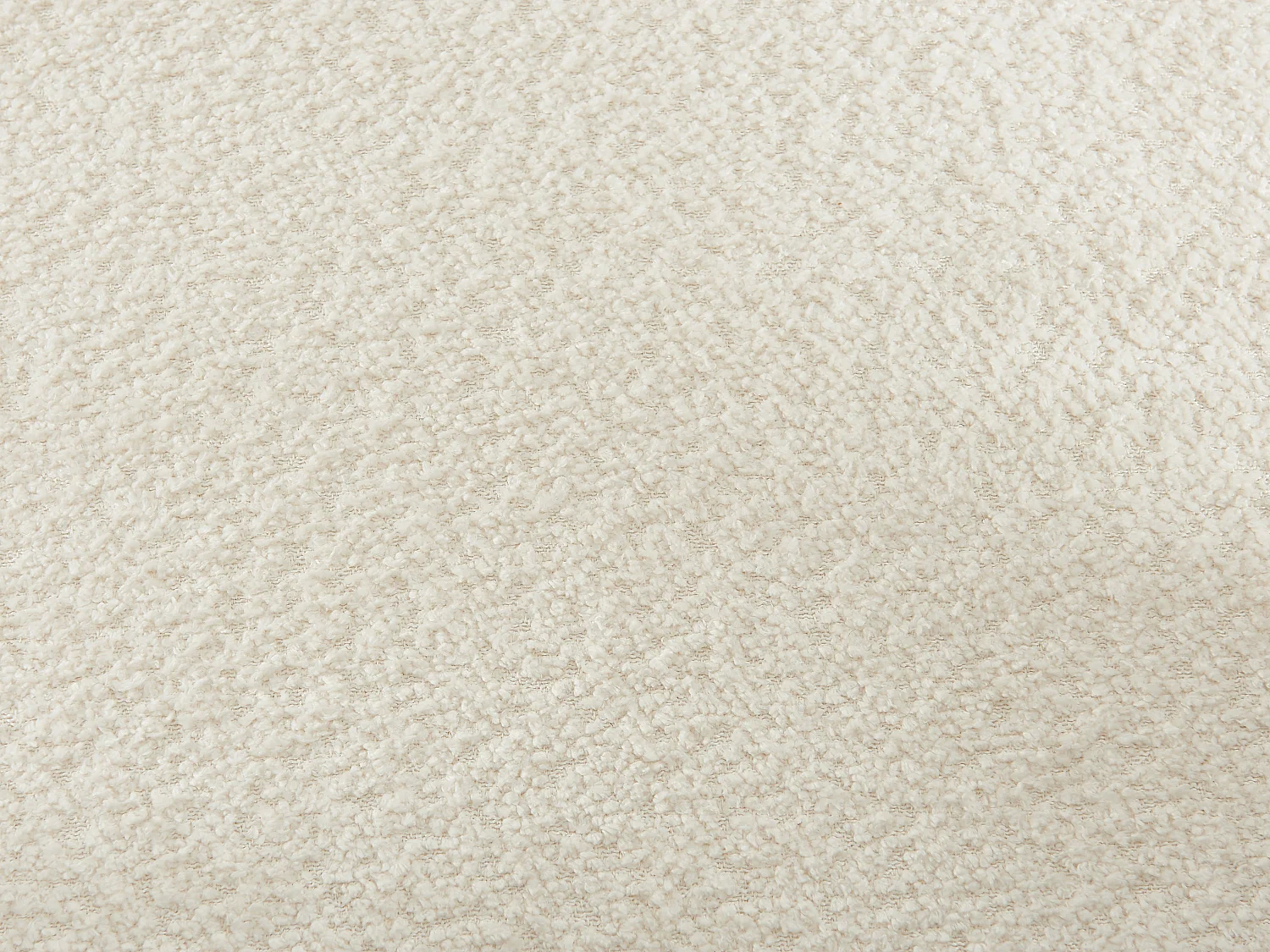 Lot de 2 chaises avec accoudoirs en tissu bouclette et métal - Blanc - SOFANA de Pascal MORABITO