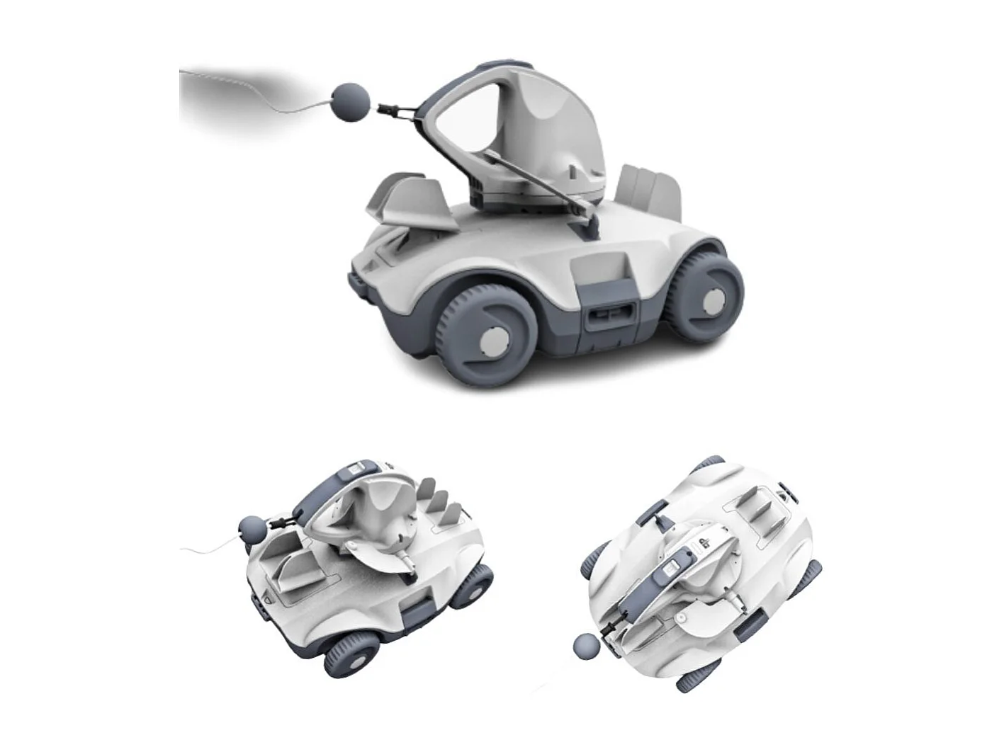 Robot Nettoyeur de Piscine Batterie 90 min Kokido Manga X Réservoir 4 litres Sans Cables