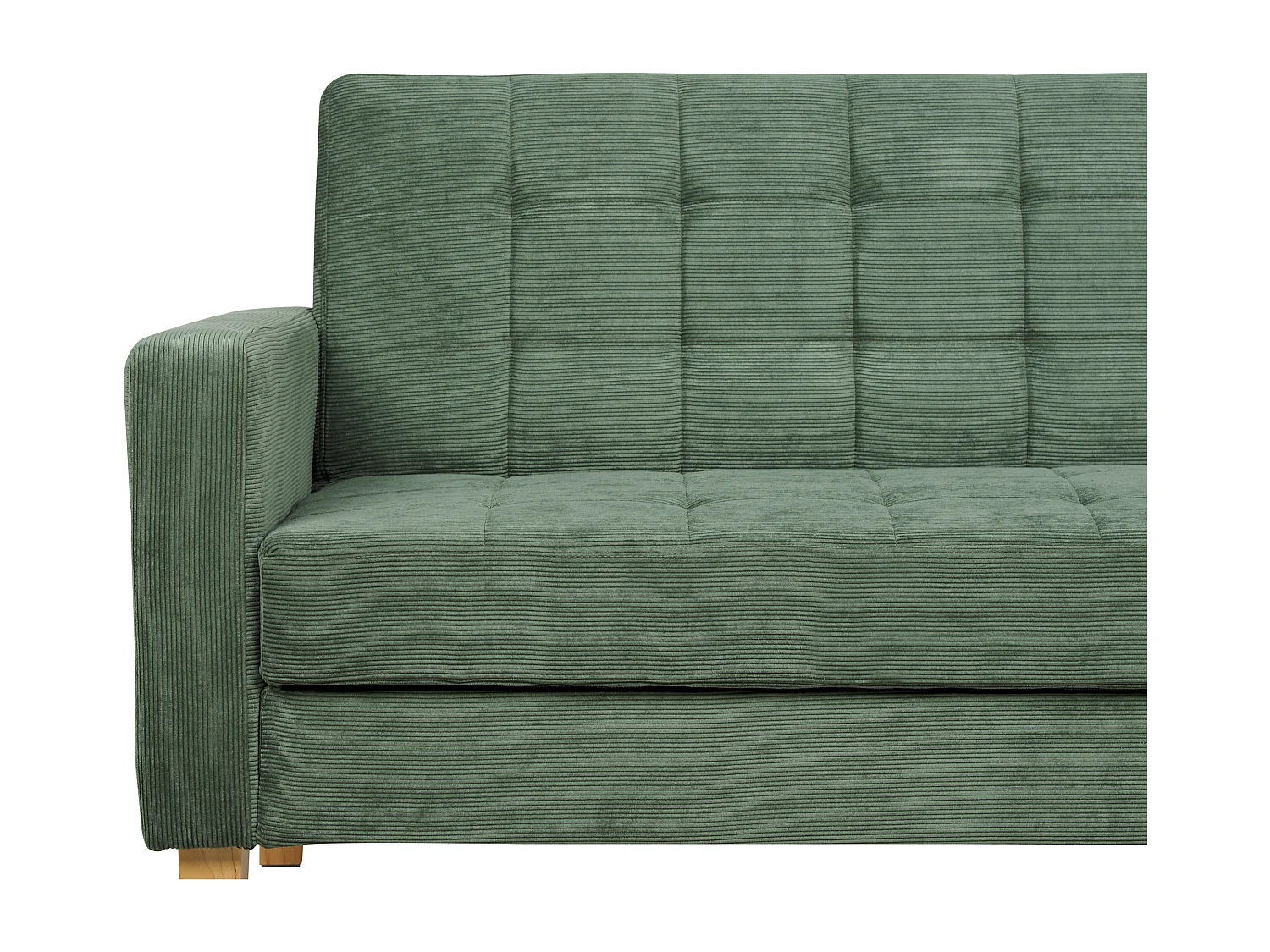 Divano letto VEHKOO Tessuto Verde scuro 3 posti