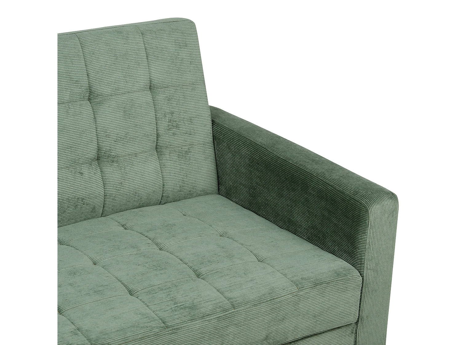 Sofa rozkładana VEHKOO Ciemnozielony dla 3 osób