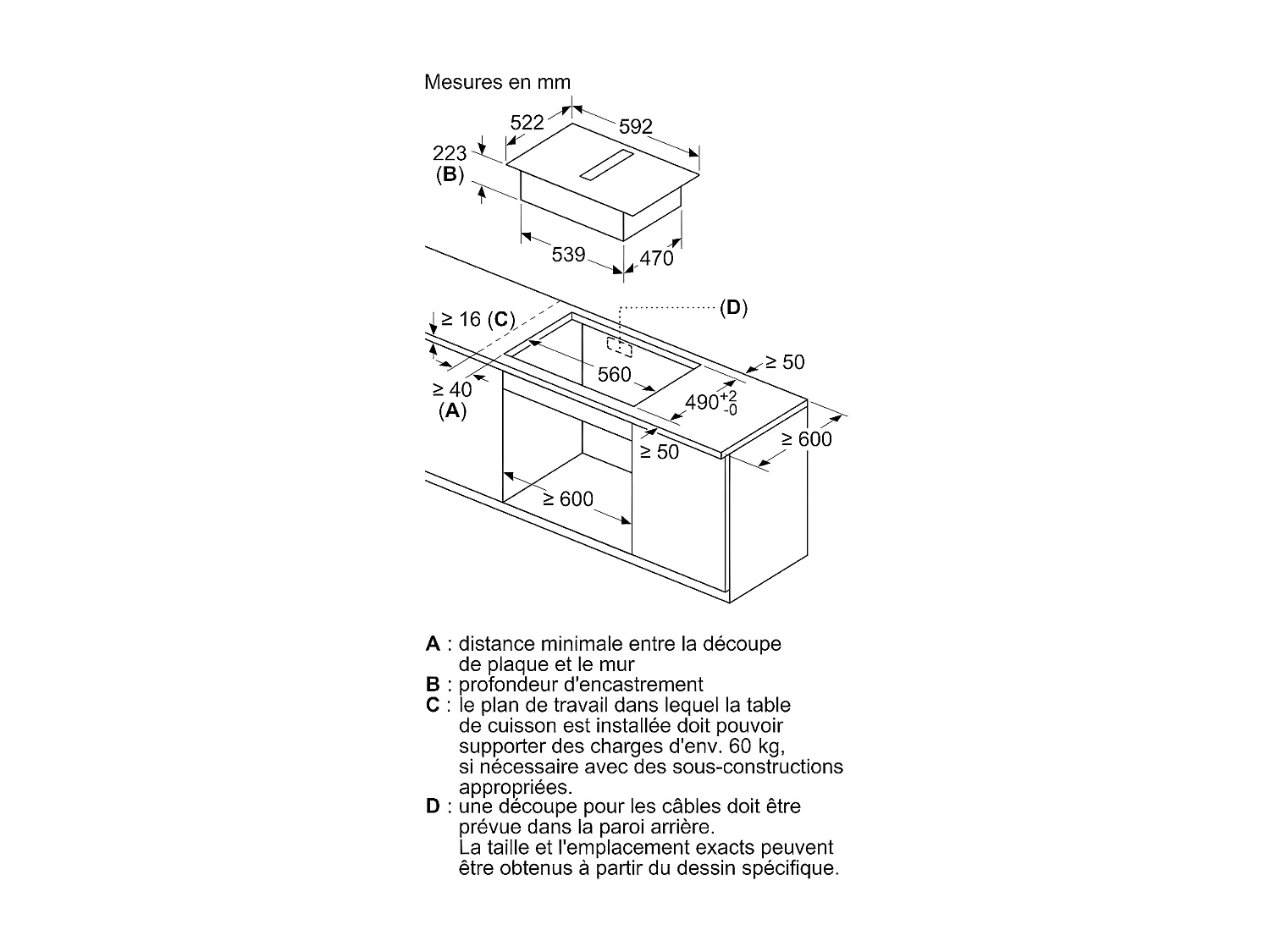 PLAQUE ASPIRANTE SIEMENS ED631HQ26E