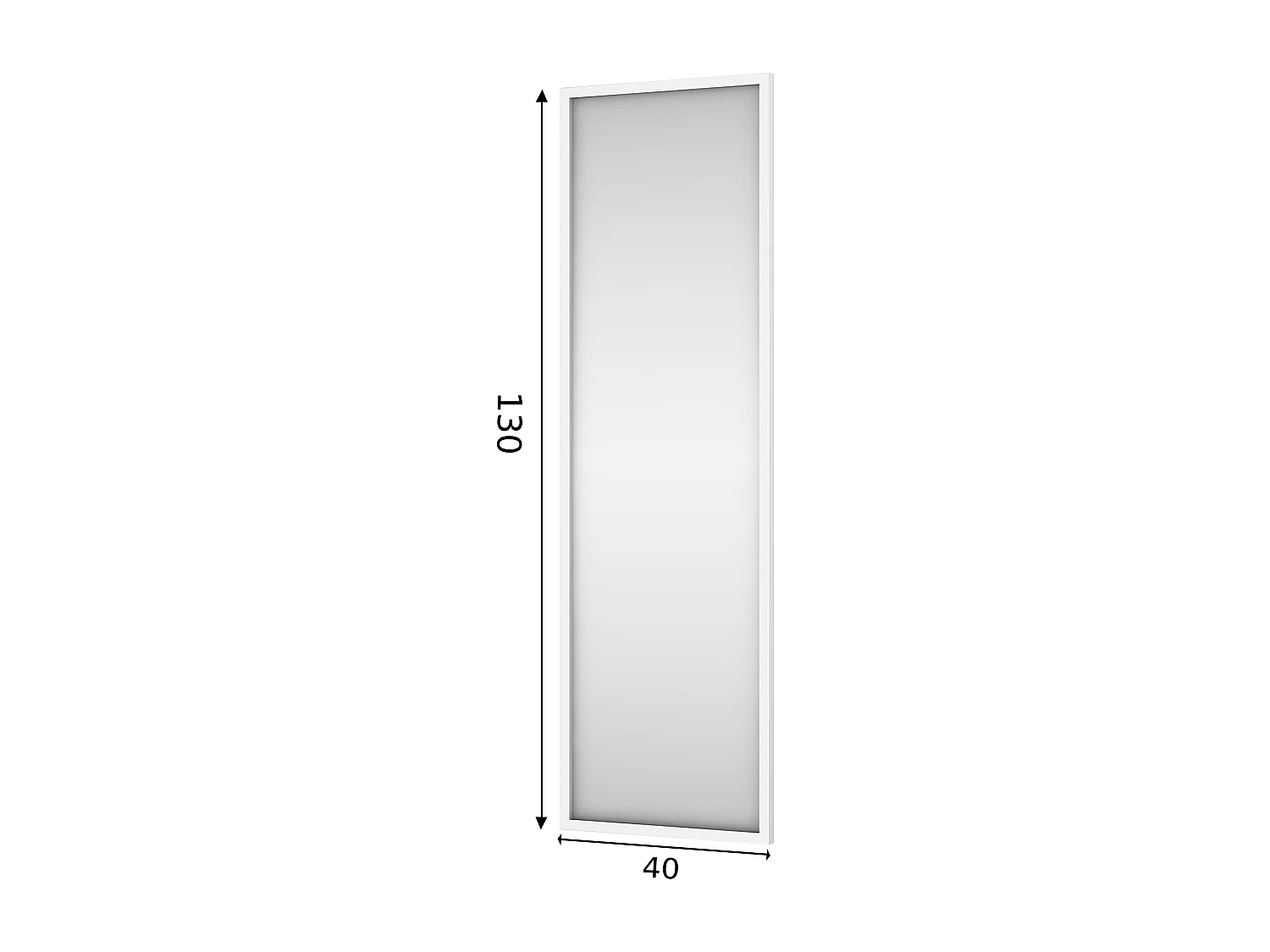 Specchio Wanda/Bianco/In Magazzino