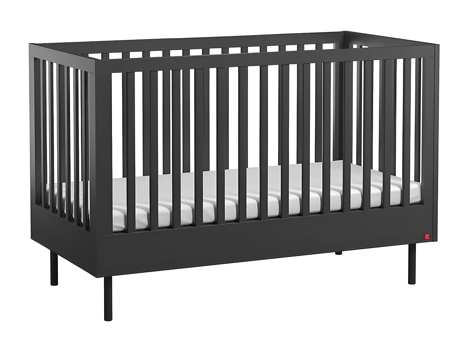 Lit bébé évolutif et Armoire Cute Noir