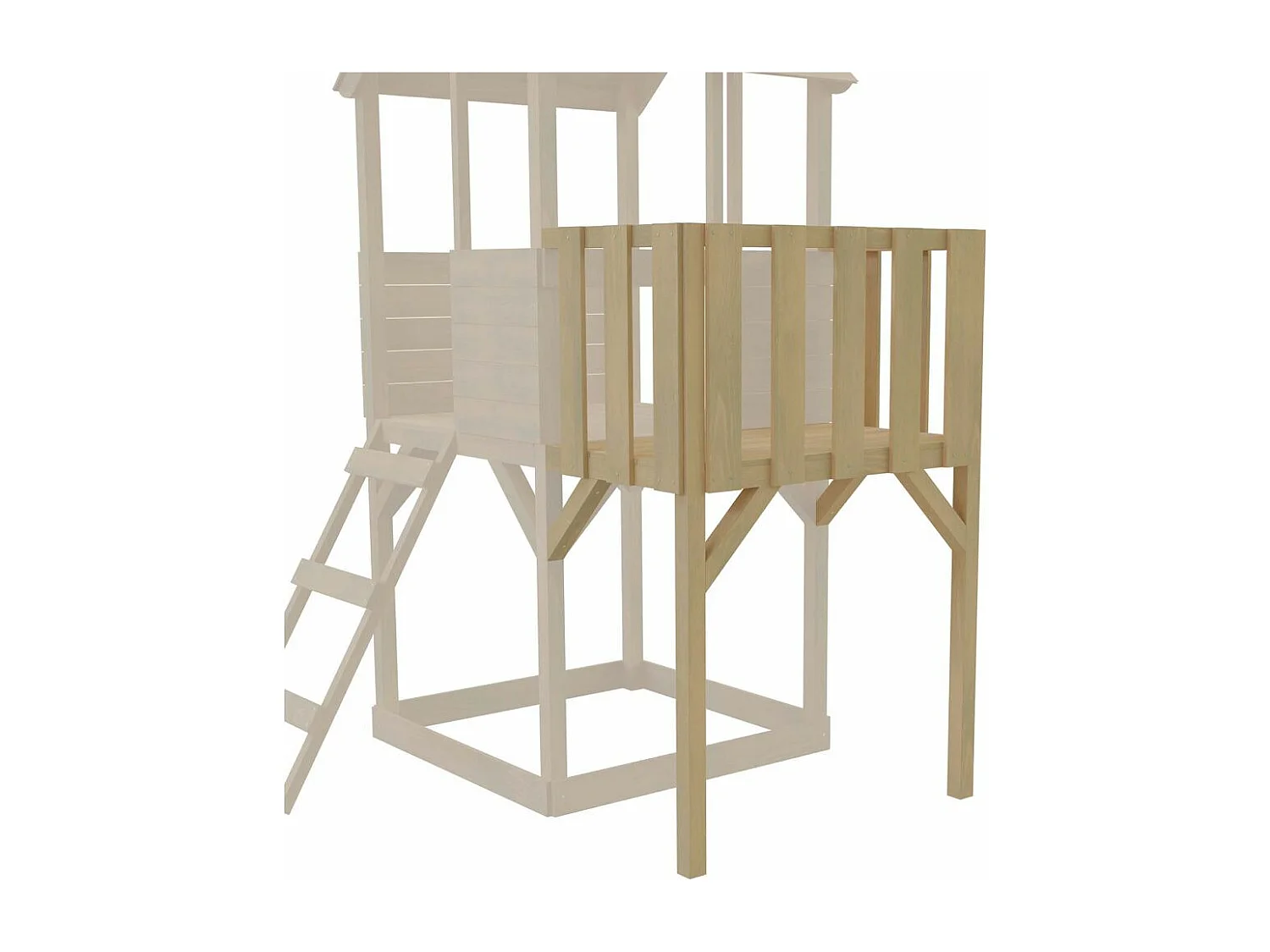 Balcon pour cabane Tower