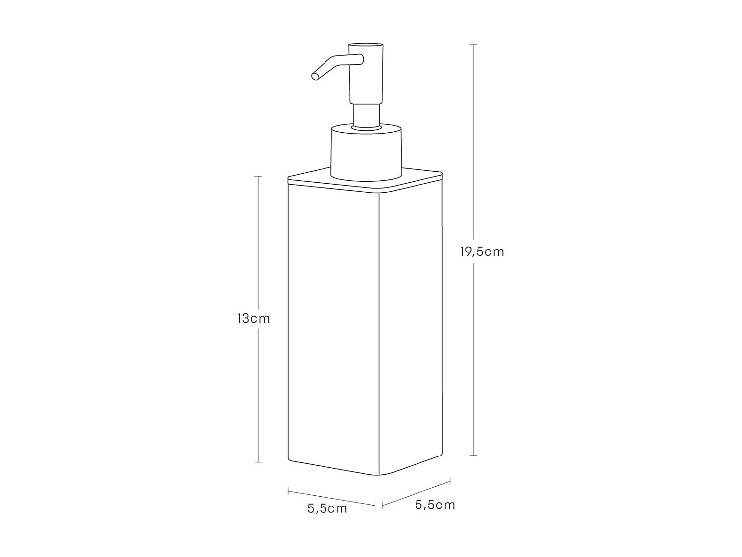 Distibuteur de savon mural Tower