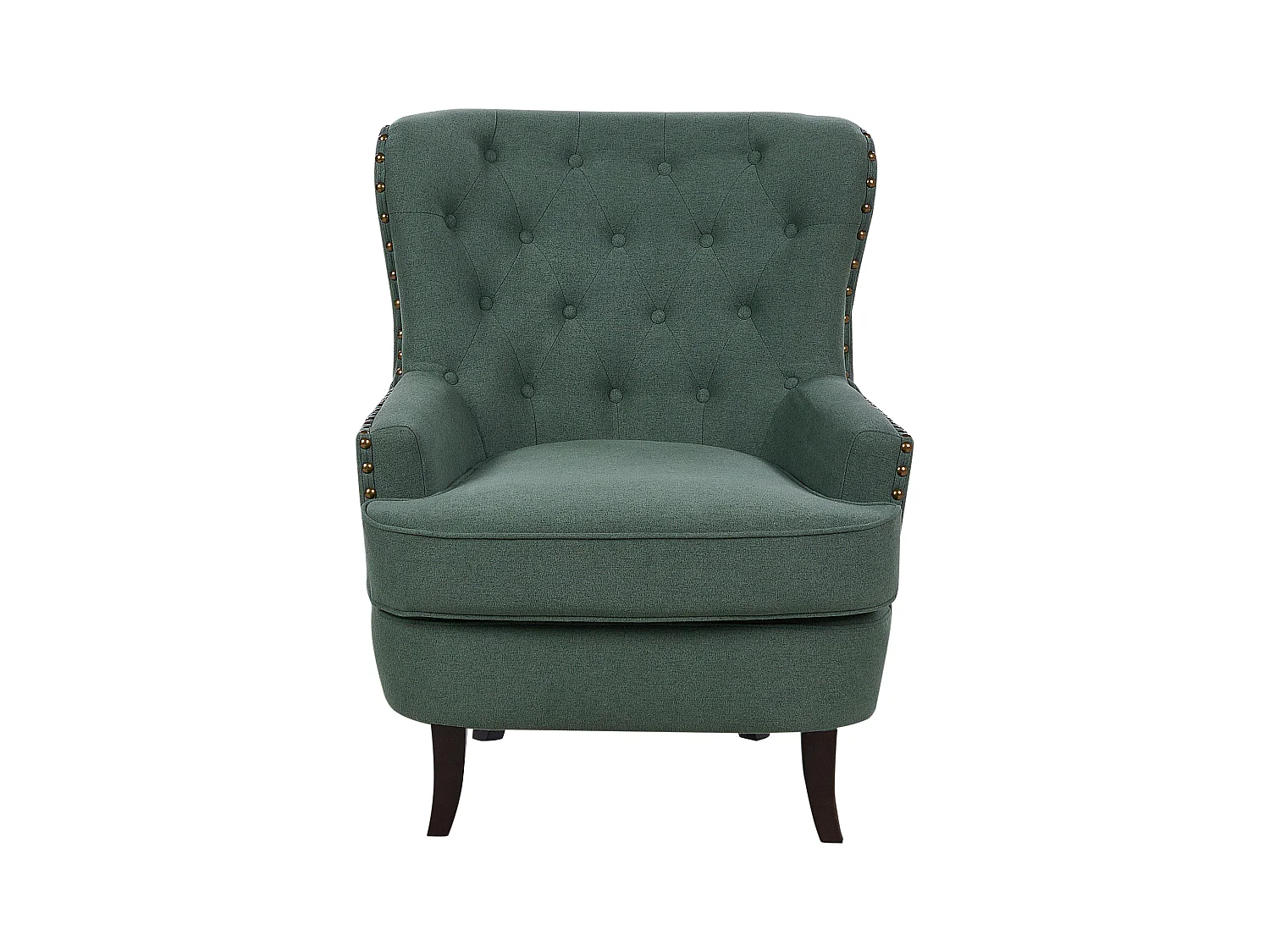 Fauteuil VIBORG II Tissu Vert foncé