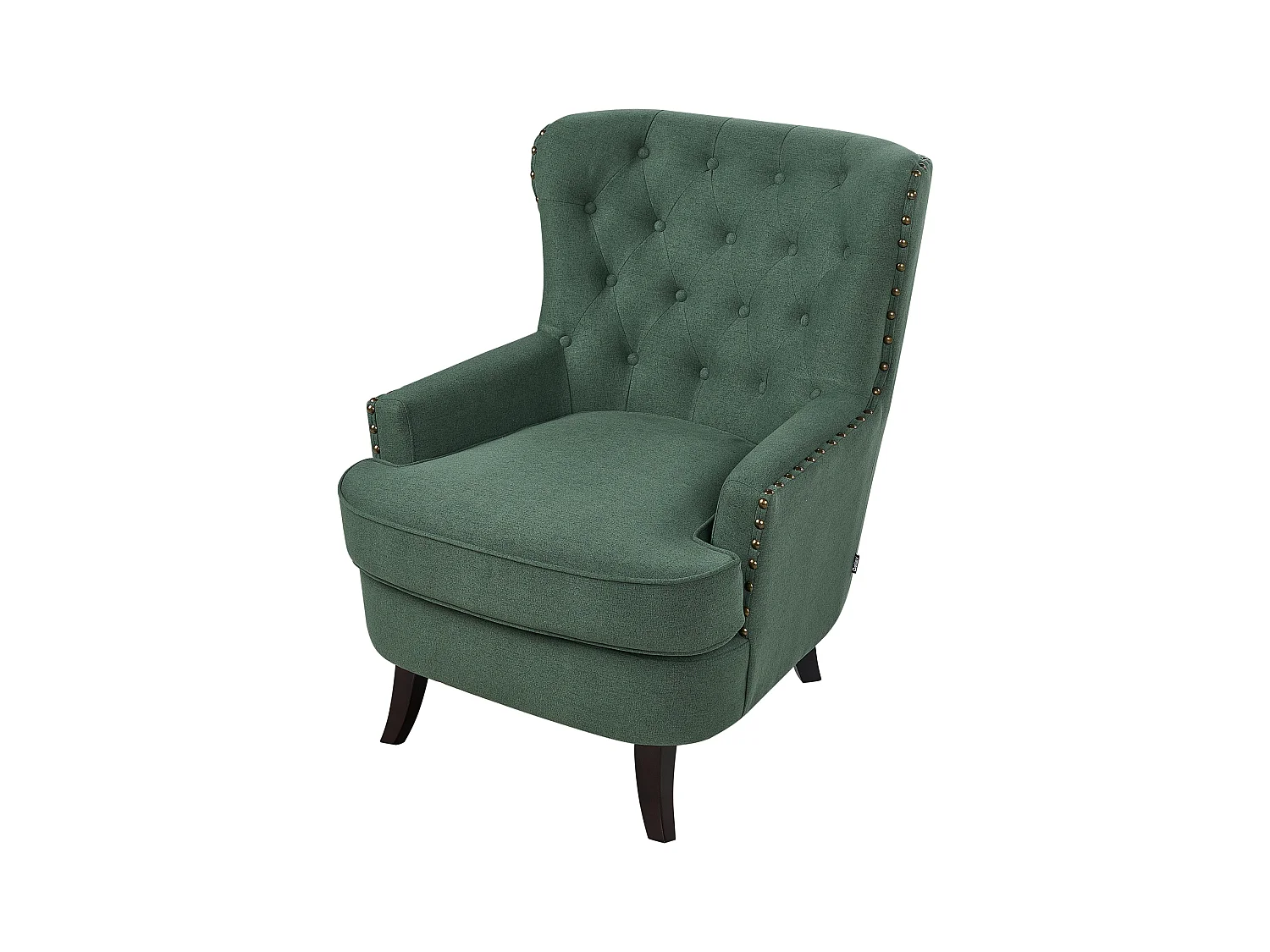 Fauteuil VIBORG II Tissu Vert foncé