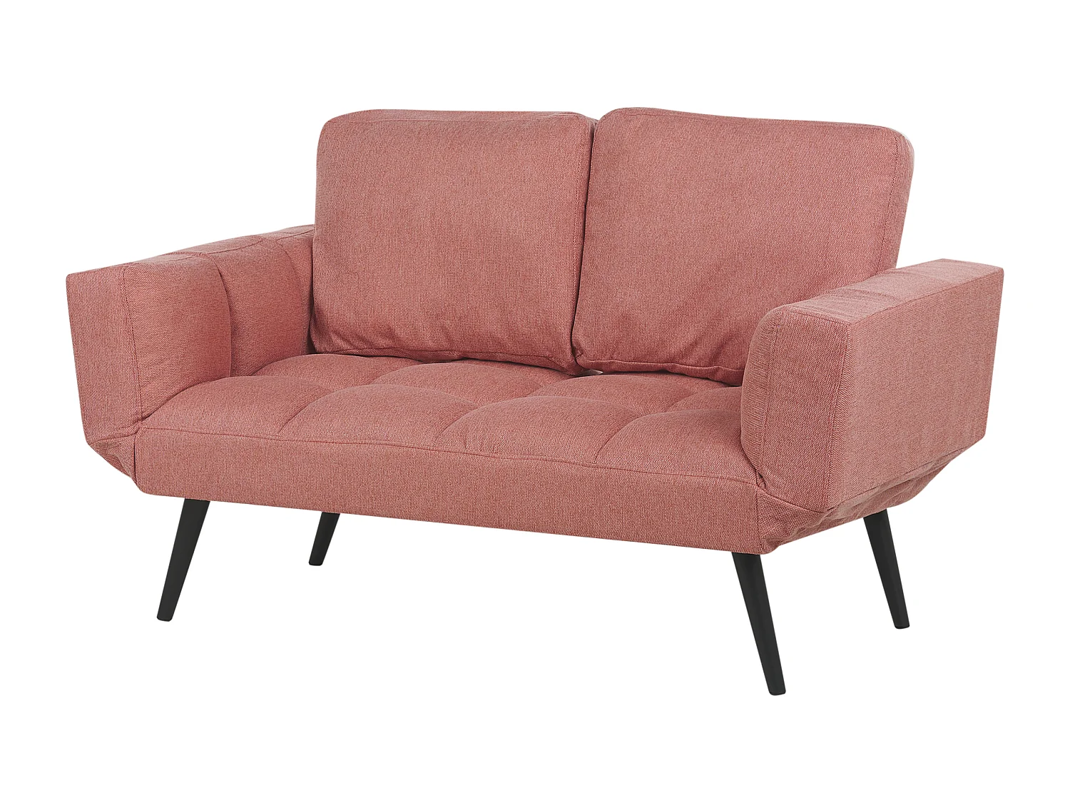 Canapé-lit BREKKE Tissu Rose 2 places