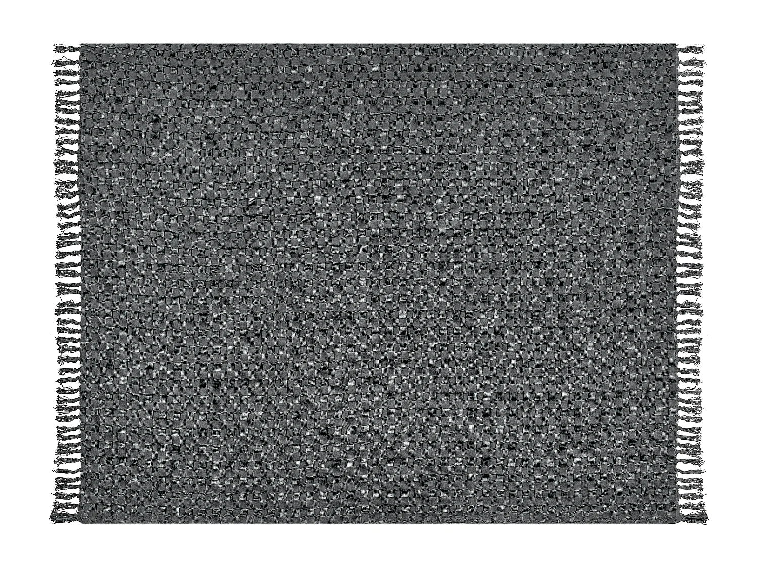 Couvre-lits BERE Coton 150 x 200 cm Gris foncé