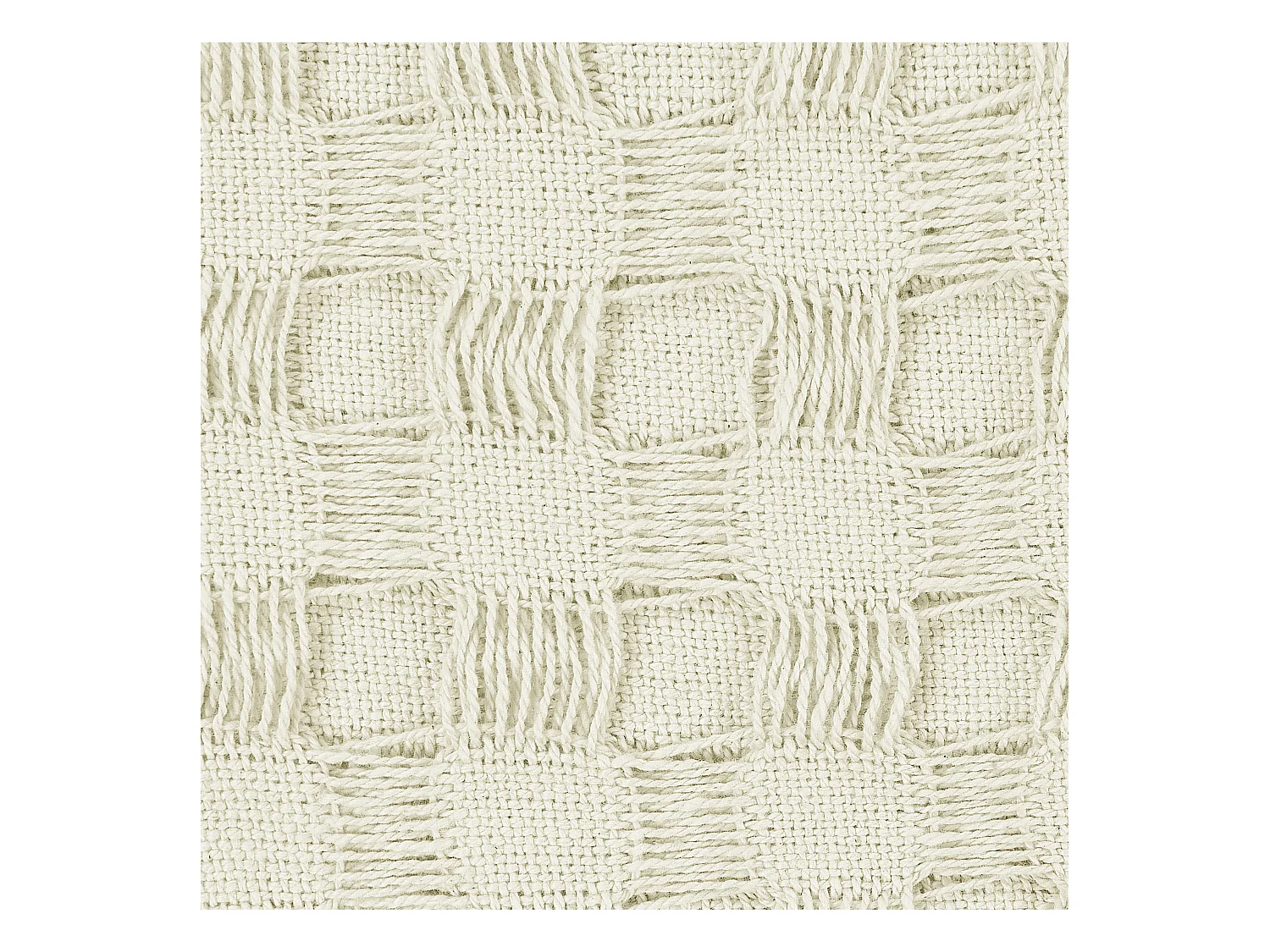 Sprei BERE Katoen 150 x 200 cm Gebroken wit