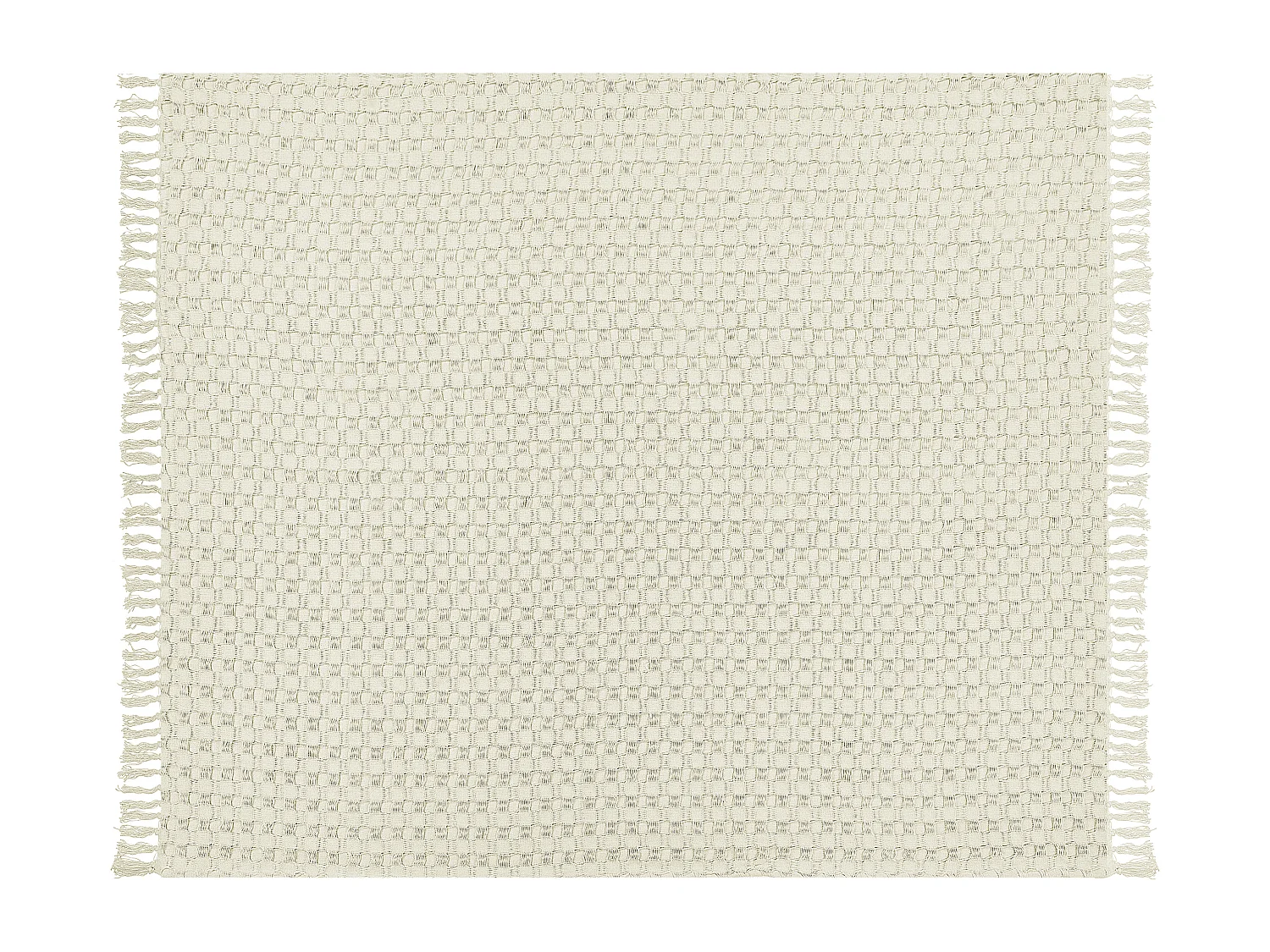 Colcha BERE Algodão 220 x 240 cm Branco creme