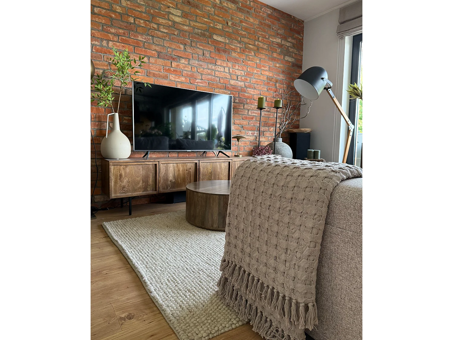 Couvre-lits BERE Coton 200 x 220 cm Taupe
