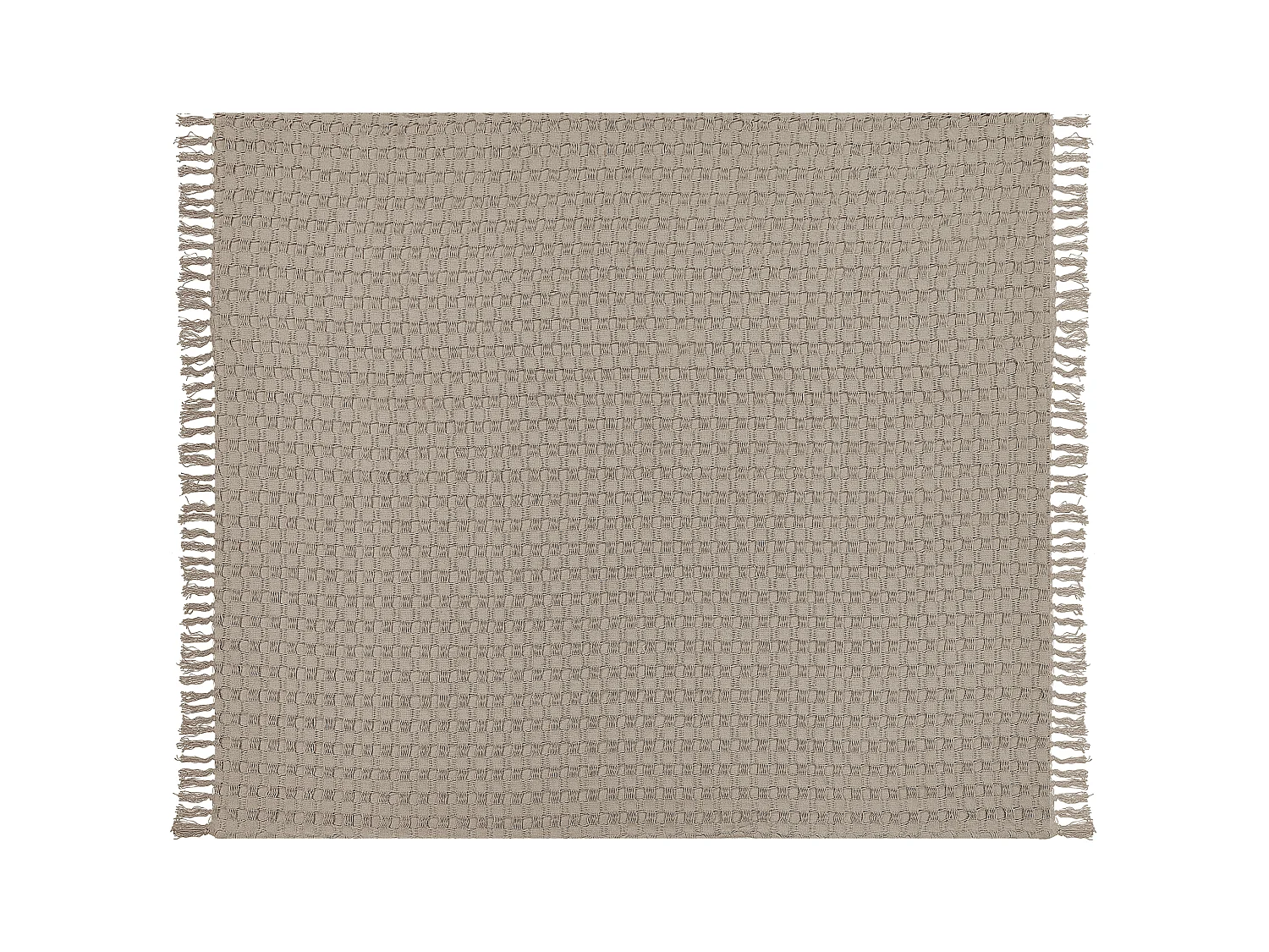 Bedspread BERE Cotton 200 x 220 cm Taupe