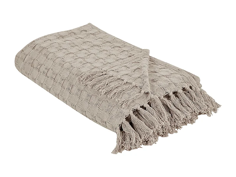Couvre-lits BERE Coton 200 x 220 cm Taupe