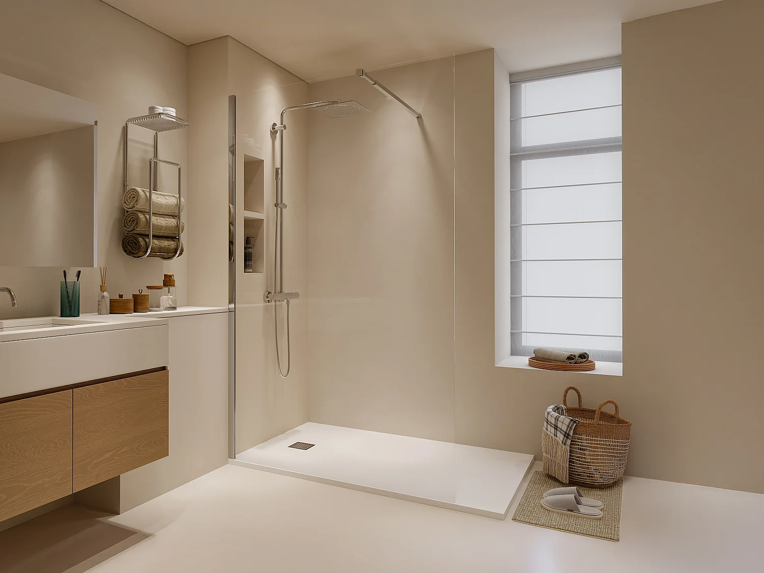 Paroi de douche à l'italienne - Chrome - Verre 6 mm - 120x200 cm - DAREN