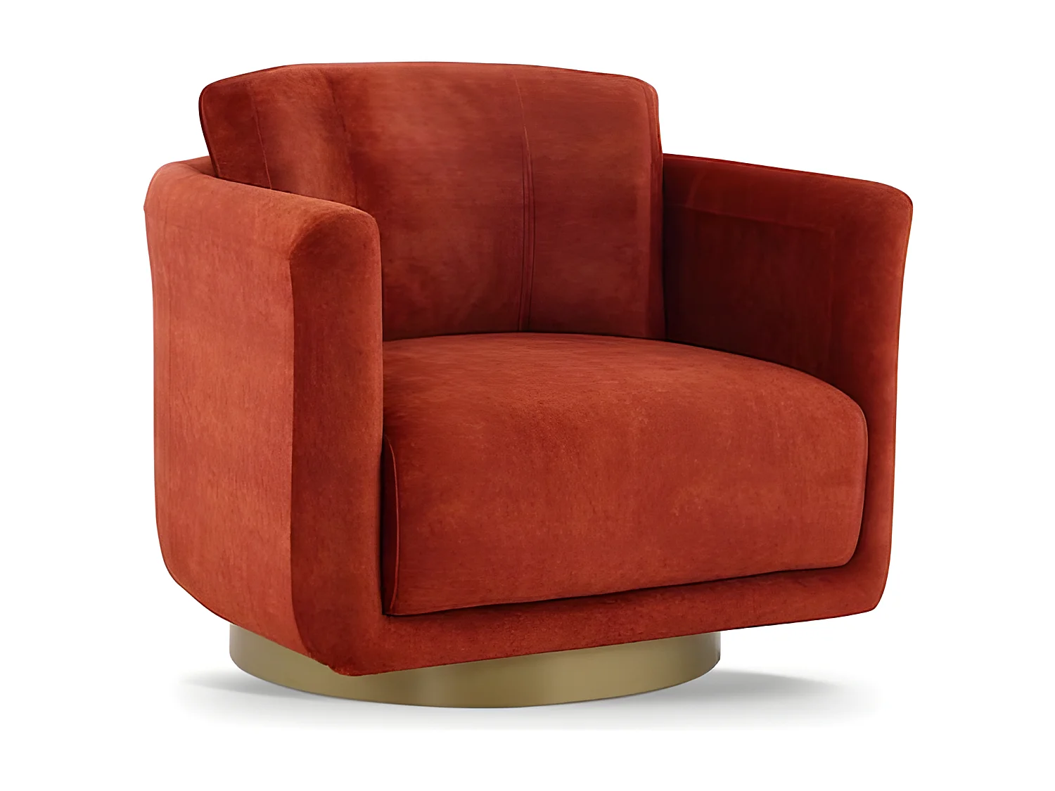 Fauteuil en tissu SCOTT - Rouge