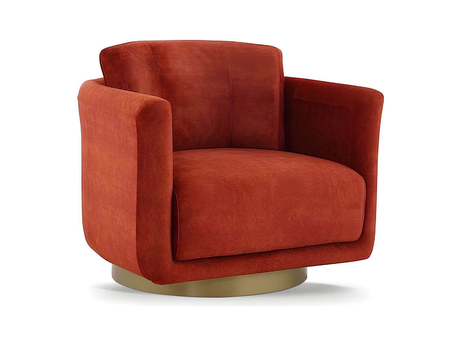 Fauteuil en tissu SCOTT - Rouge