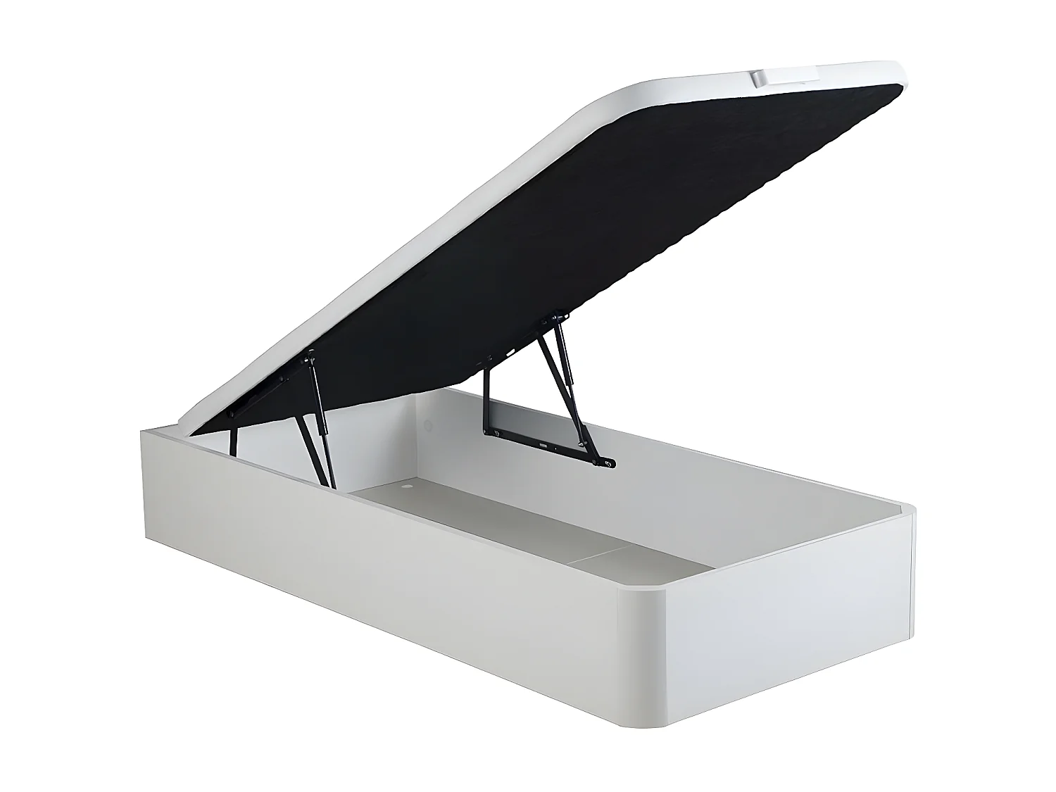 Bettgestell mit Bettkasten mit Schublade - 90 x 200 cm - Weiß matt- HESTIA von YSMÉE