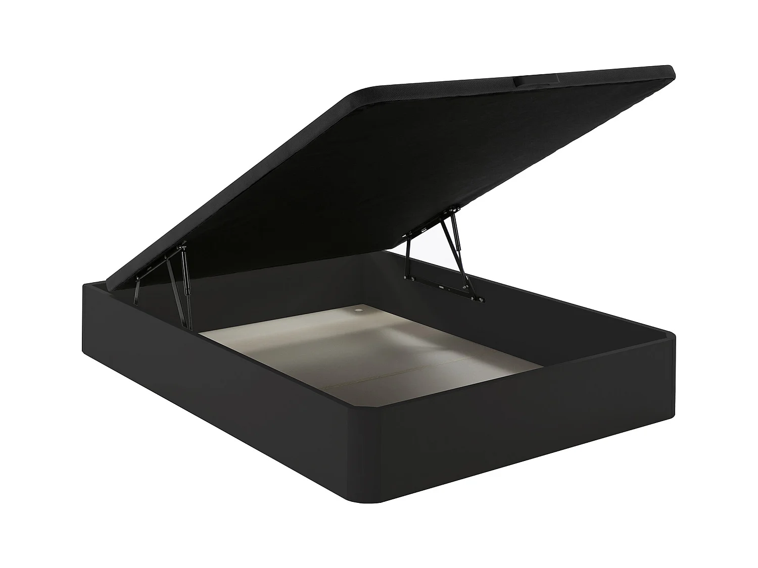Canapé abatible 140 x 200 cm - Negro mate - HESTIA de YSMÉE