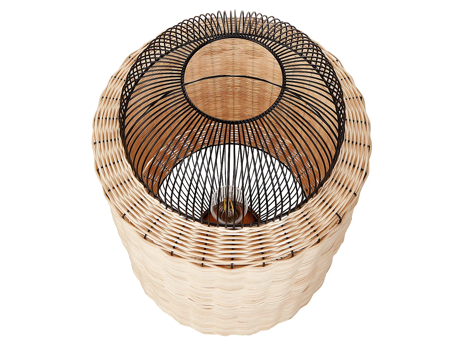 Lampada da tavolo TANGANYIKA Rattan Naturale
