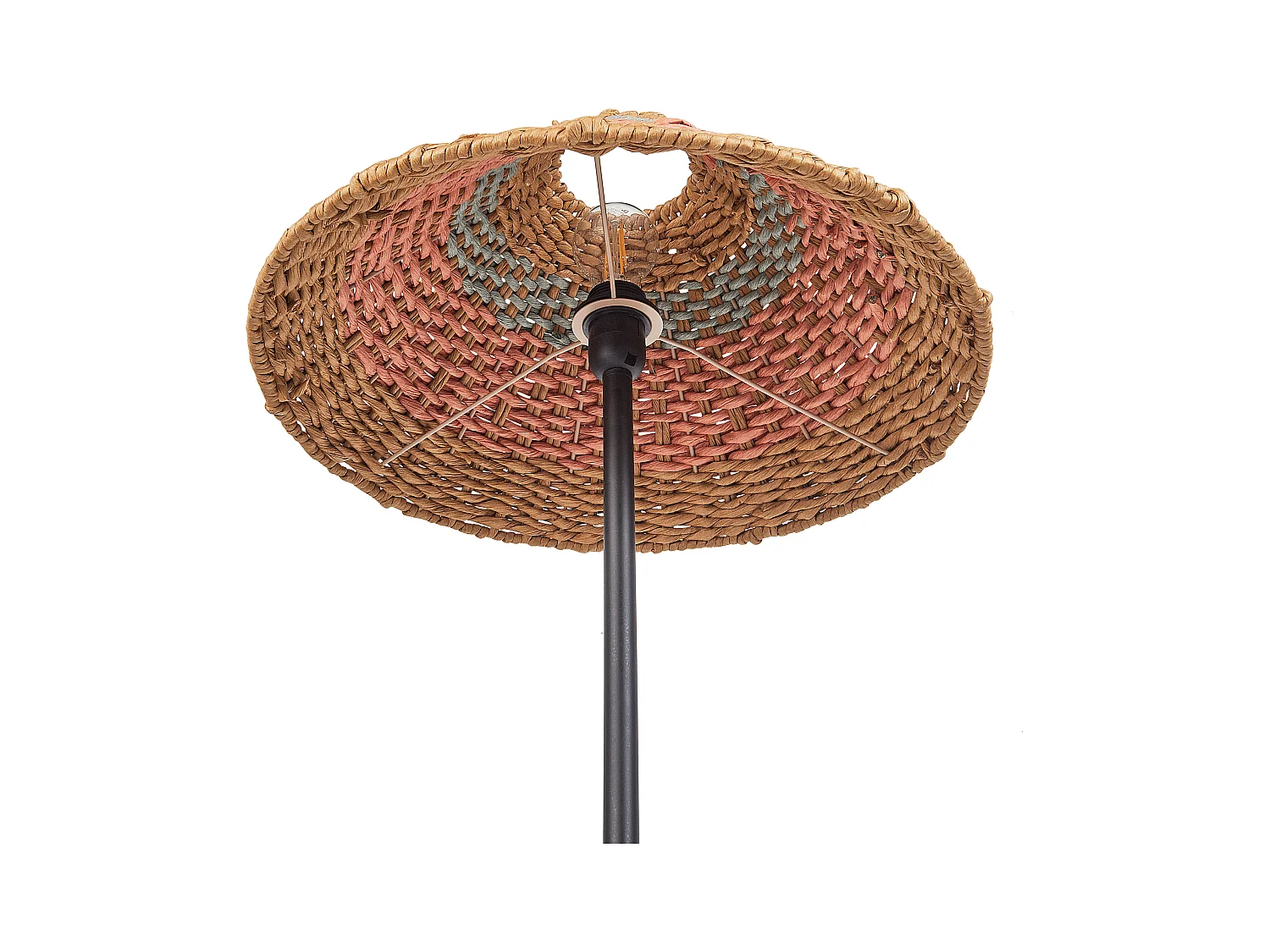 Staande lamp KYOGA Papier touw Beige