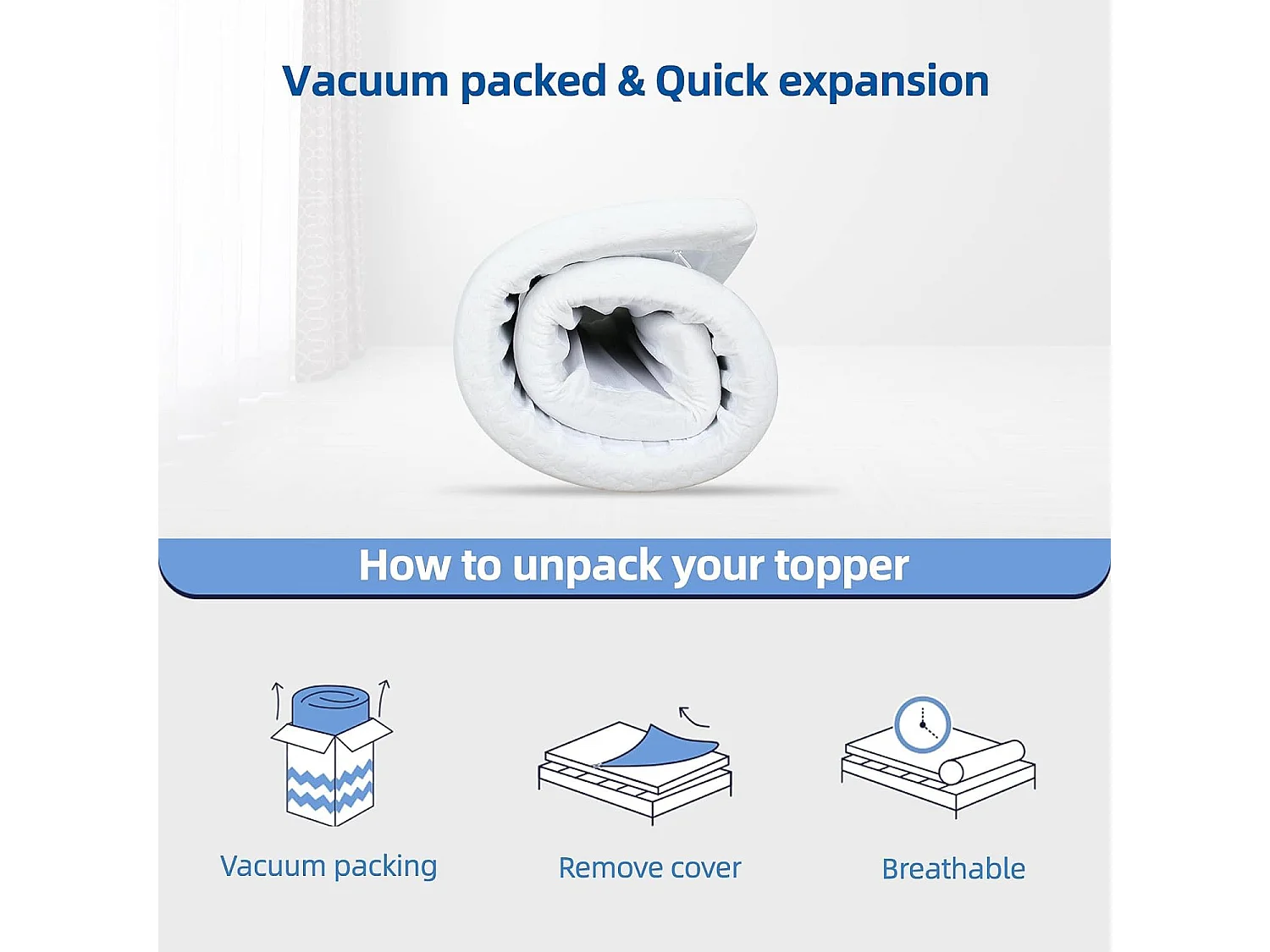 Colchón de gel con memoria de forma-140*200*6