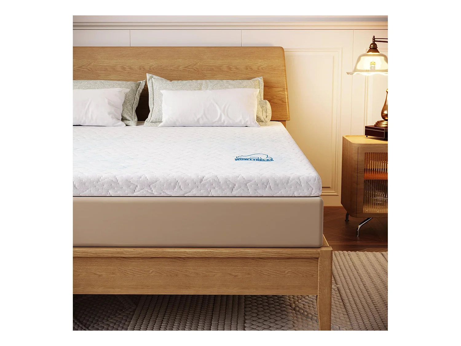 Geheugen Gel Matras Topper-90*190*6