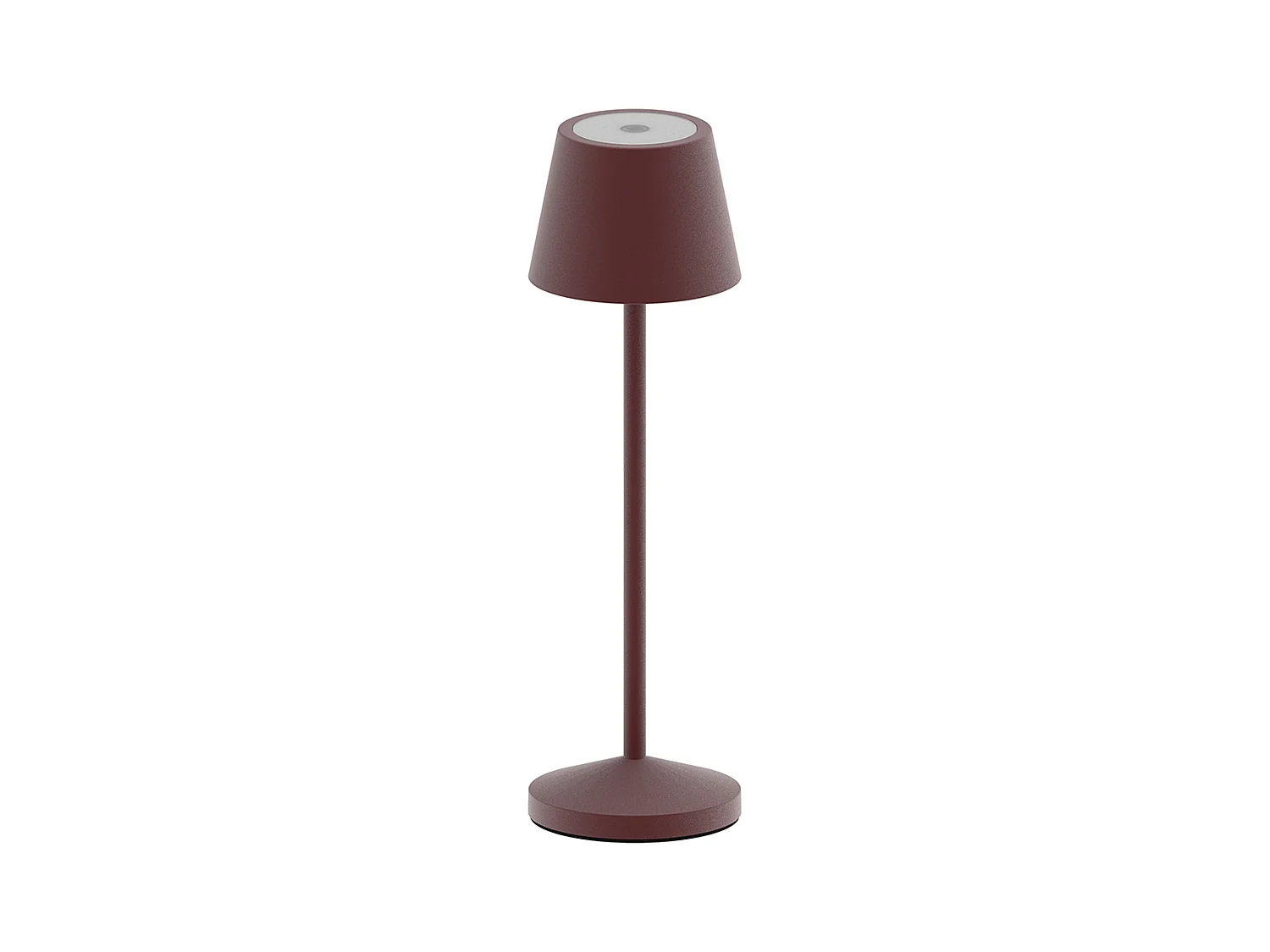 Lampe de table sans fil EMILY Marron Aluminium H25cm