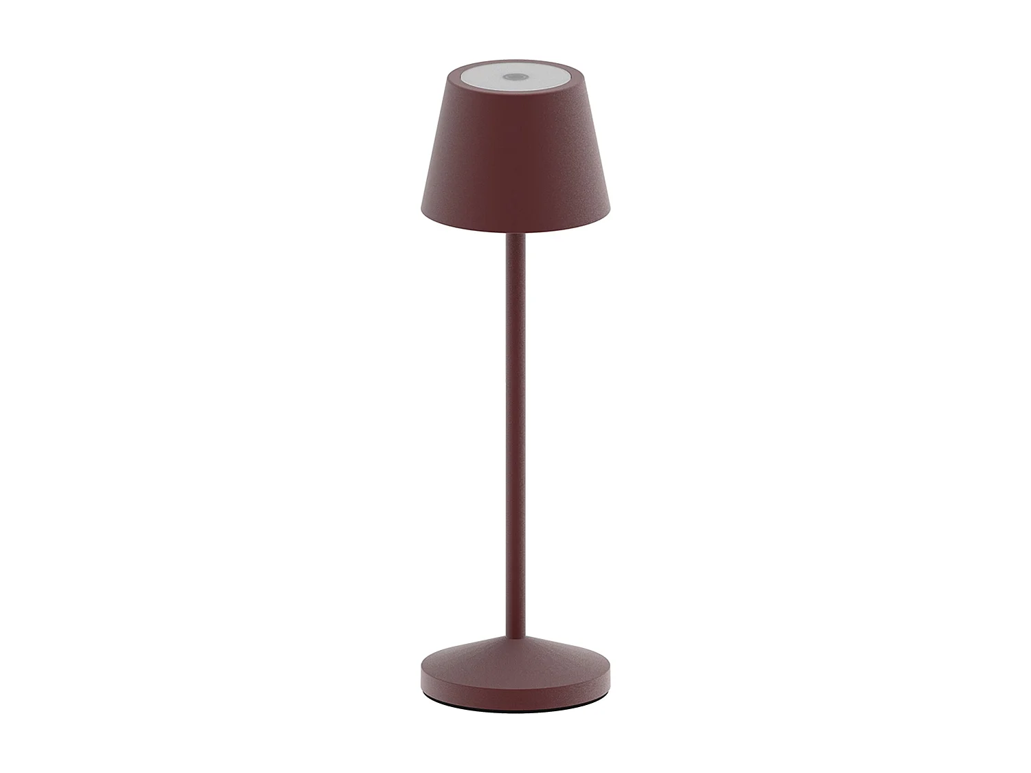 Lampe de table sans fil EMILY Marron Aluminium H25cm
