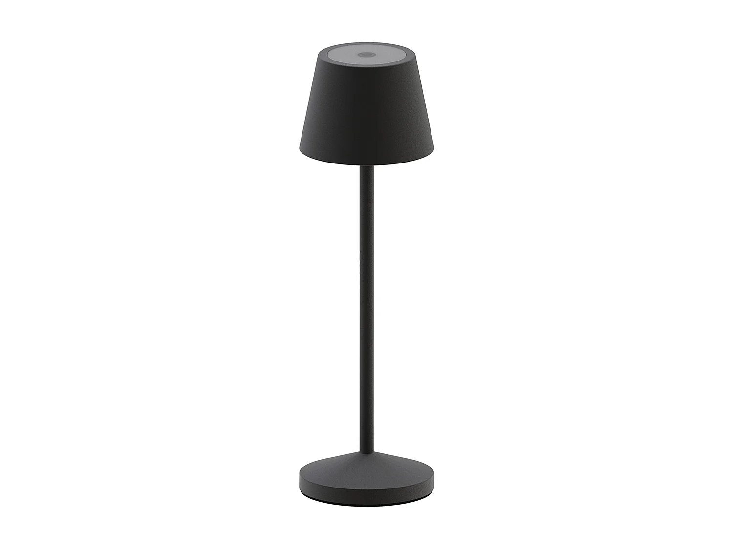 Lampe de table sans fil EMILY Noir H25cm