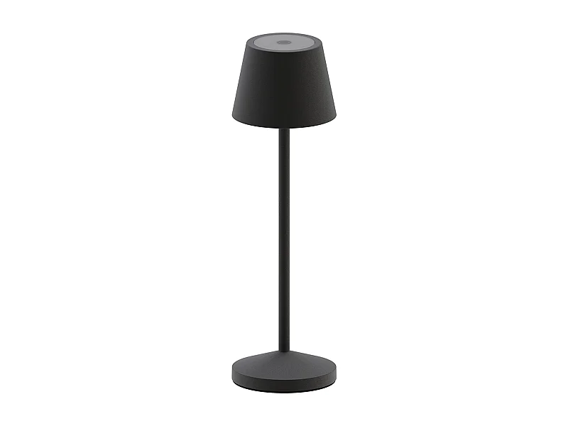 Lampe de table sans fil EMILY Noir H25cm